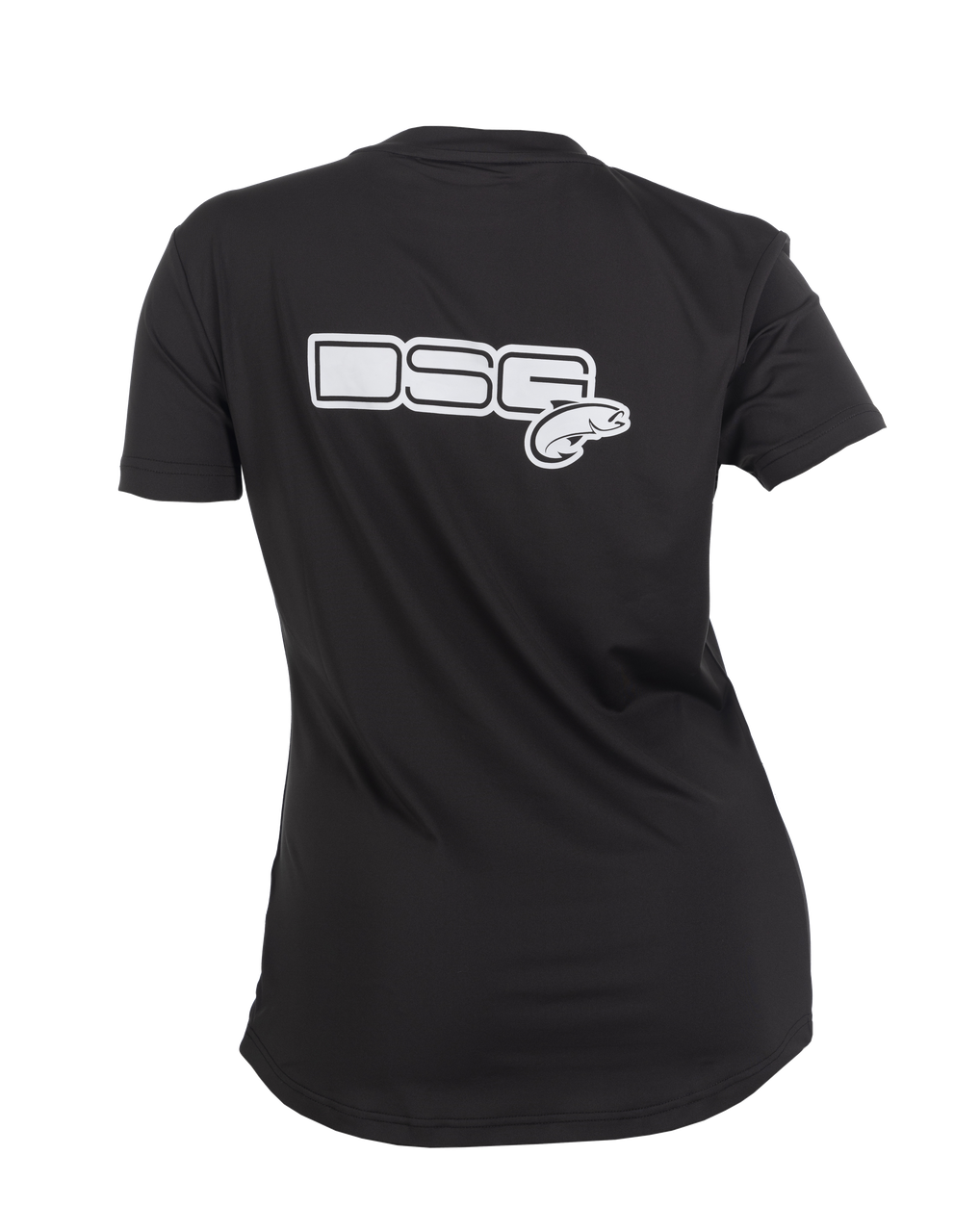 Image of DSG Outerwear Fitted Short-Sleeve Fishing Shirt for Ladies - Dark Charcoal - 3XL