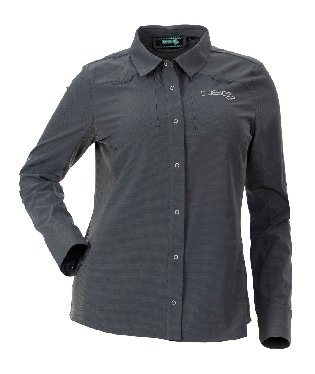 Image of DSG Outerwear Victoria Long-Sleeve Sun Shirt for Ladies - Slate