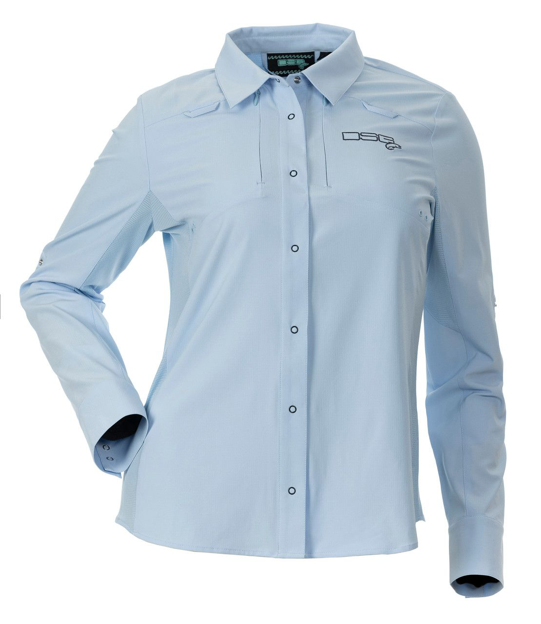 Image of DSG Outerwear Victoria Long-Sleeve Sun Shirt for Ladies - Glacier