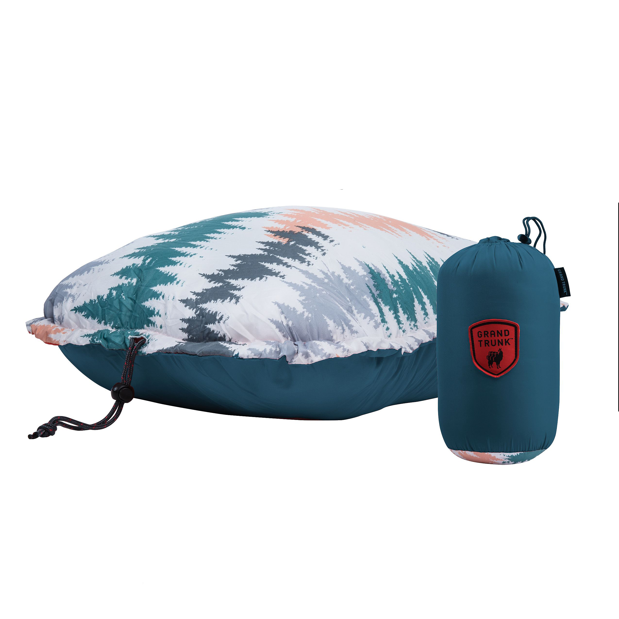 Grand Trunk Puffy Adjustable Travel Pillow - Peacock Green - Grand Trunk