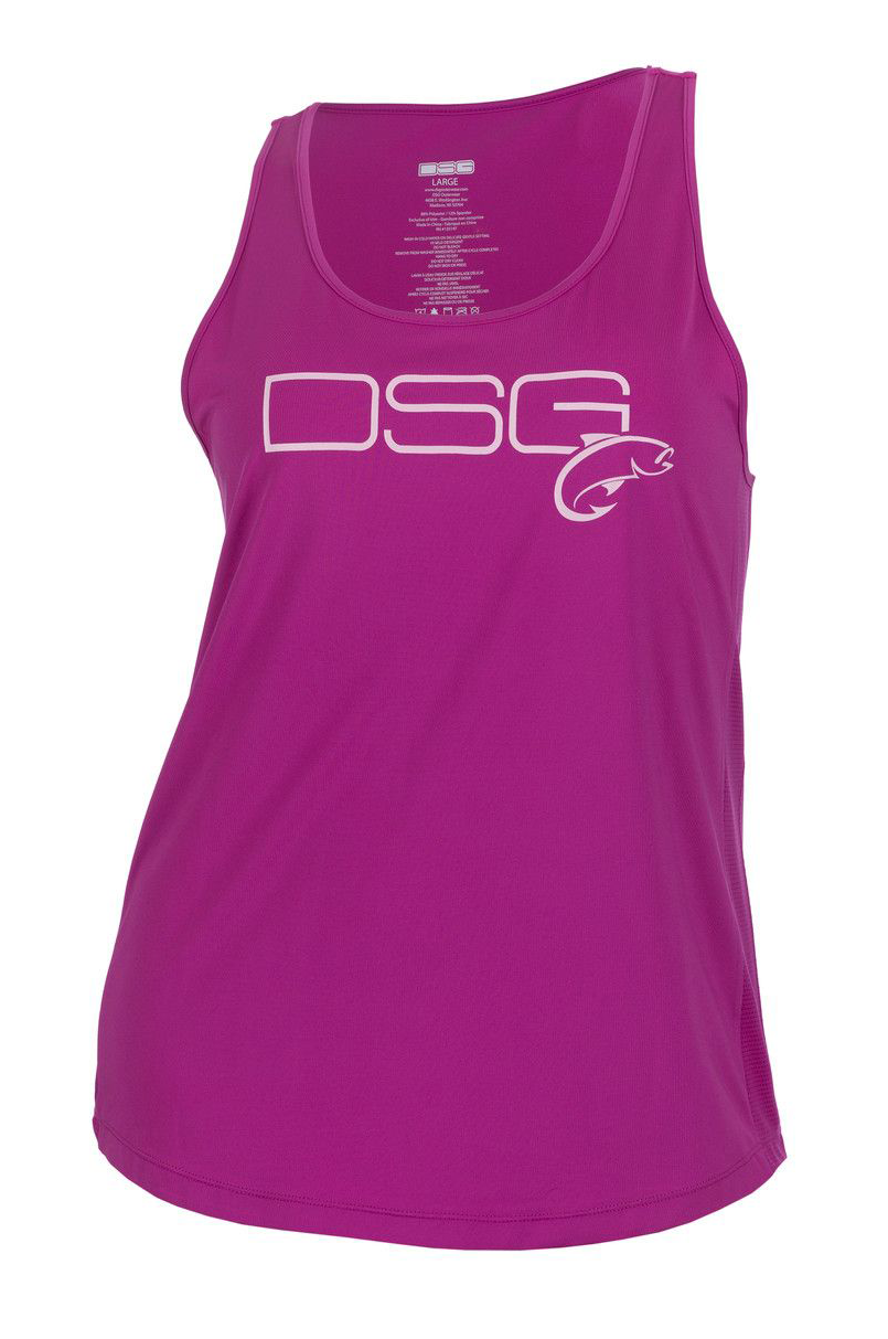 Image of DSG Outerwear Razor Back Tank Top for Ladies - Berry