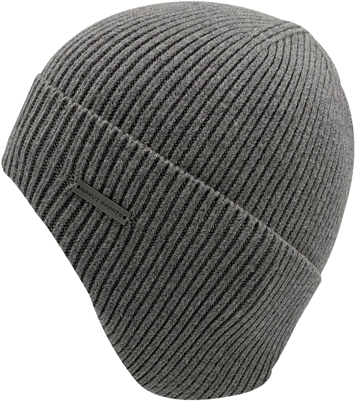 Image of Kanut Sports Smoky Earflap Cuff Beanie - Grey