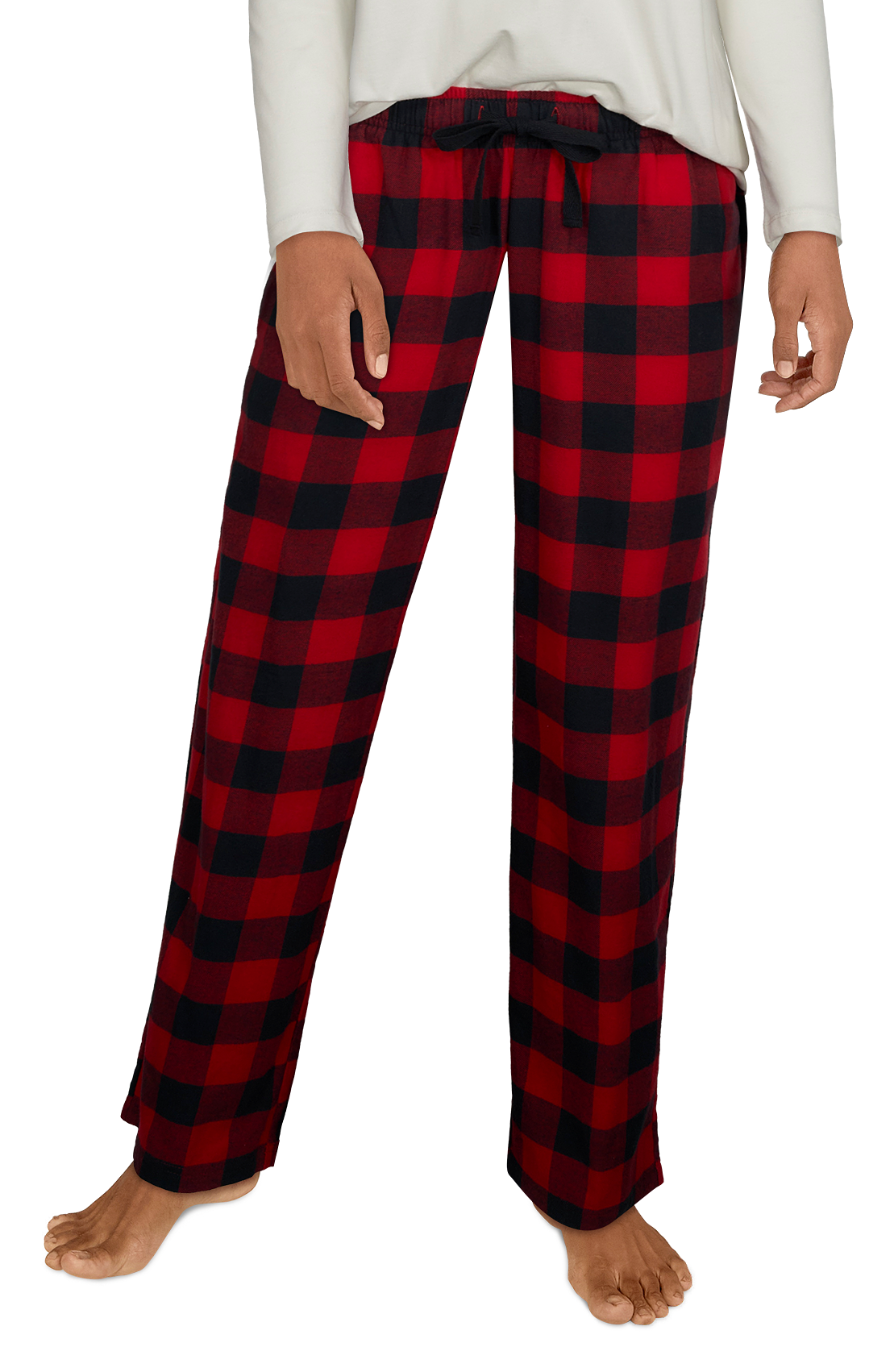 Plt Red Check Flannel Pj Shorts