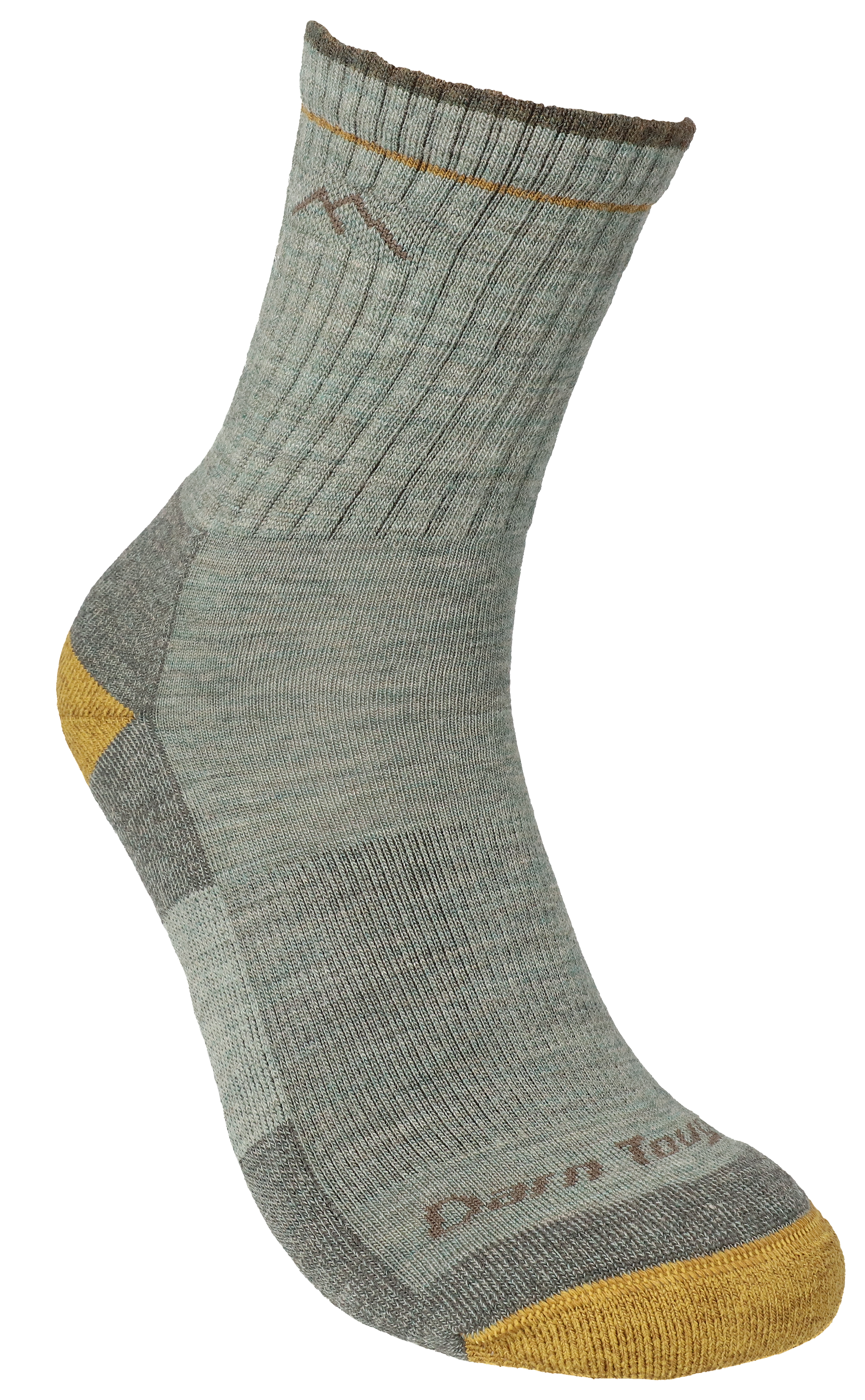 Image of Darn Tough Micro Crew Midweight Cushion Hiking Socks for Ladies - Sage - M