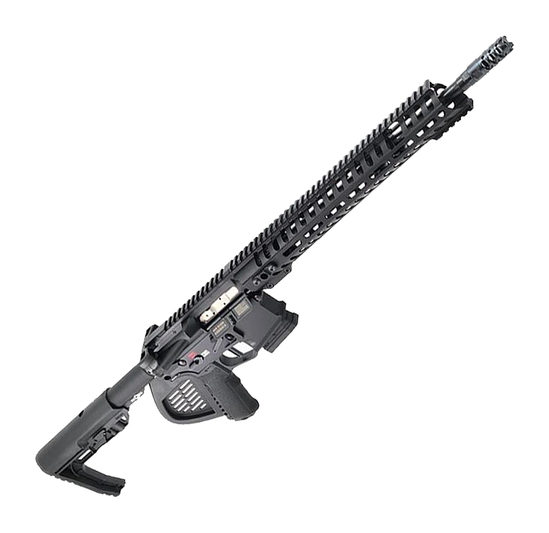 Image of "POF USA Renegade+ Semi-Auto Rifle - .223 Rem/5.56 NATO - 16.5"" - Ambidextrous - Black Anodized - Black - 10 + 1"