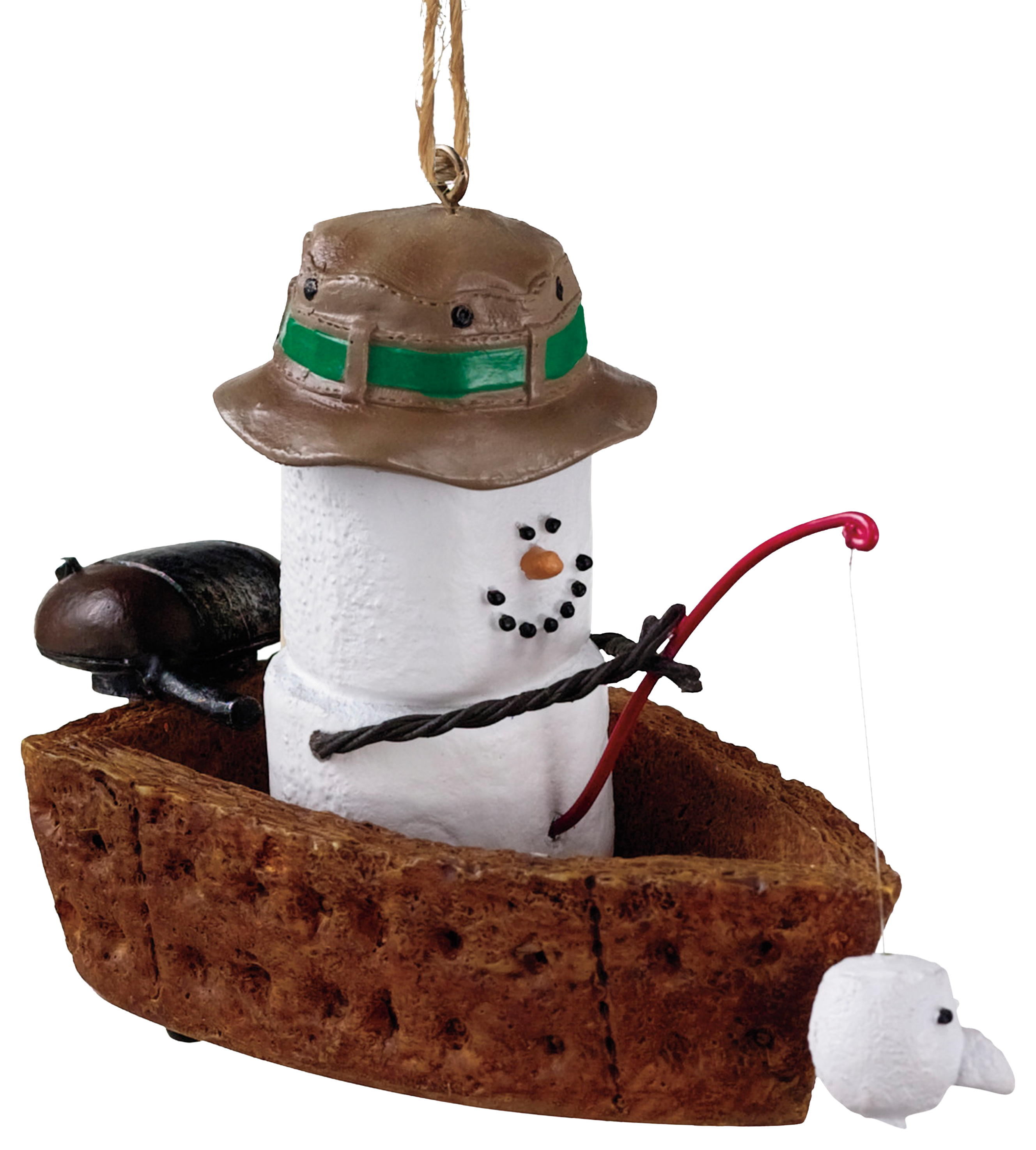 Image of GANZ S'Mores Fishing Boat Ornament