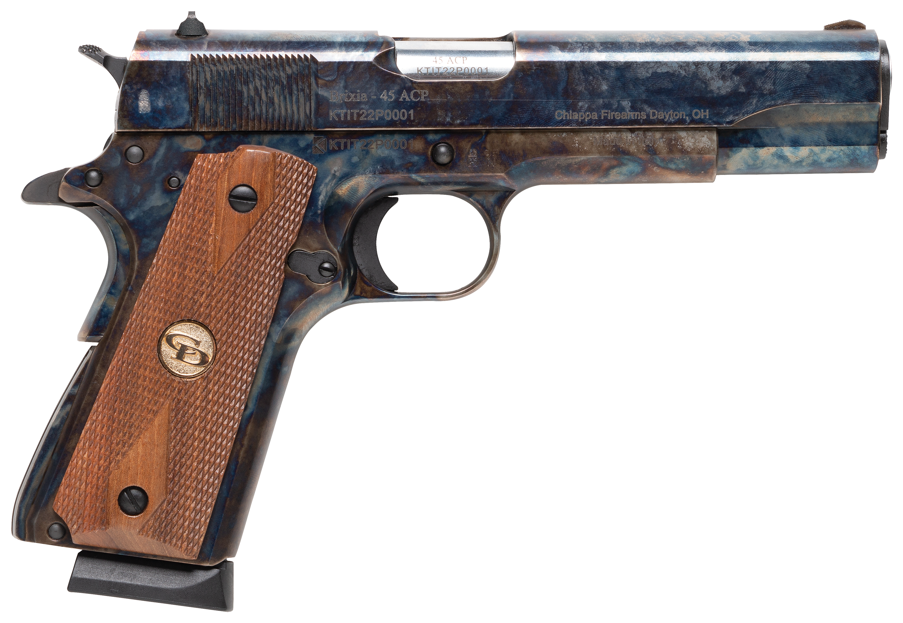 Image of Charles Daly 1911 Field-Grade Semi-Auto Pistol with Diamond Checkered Grips