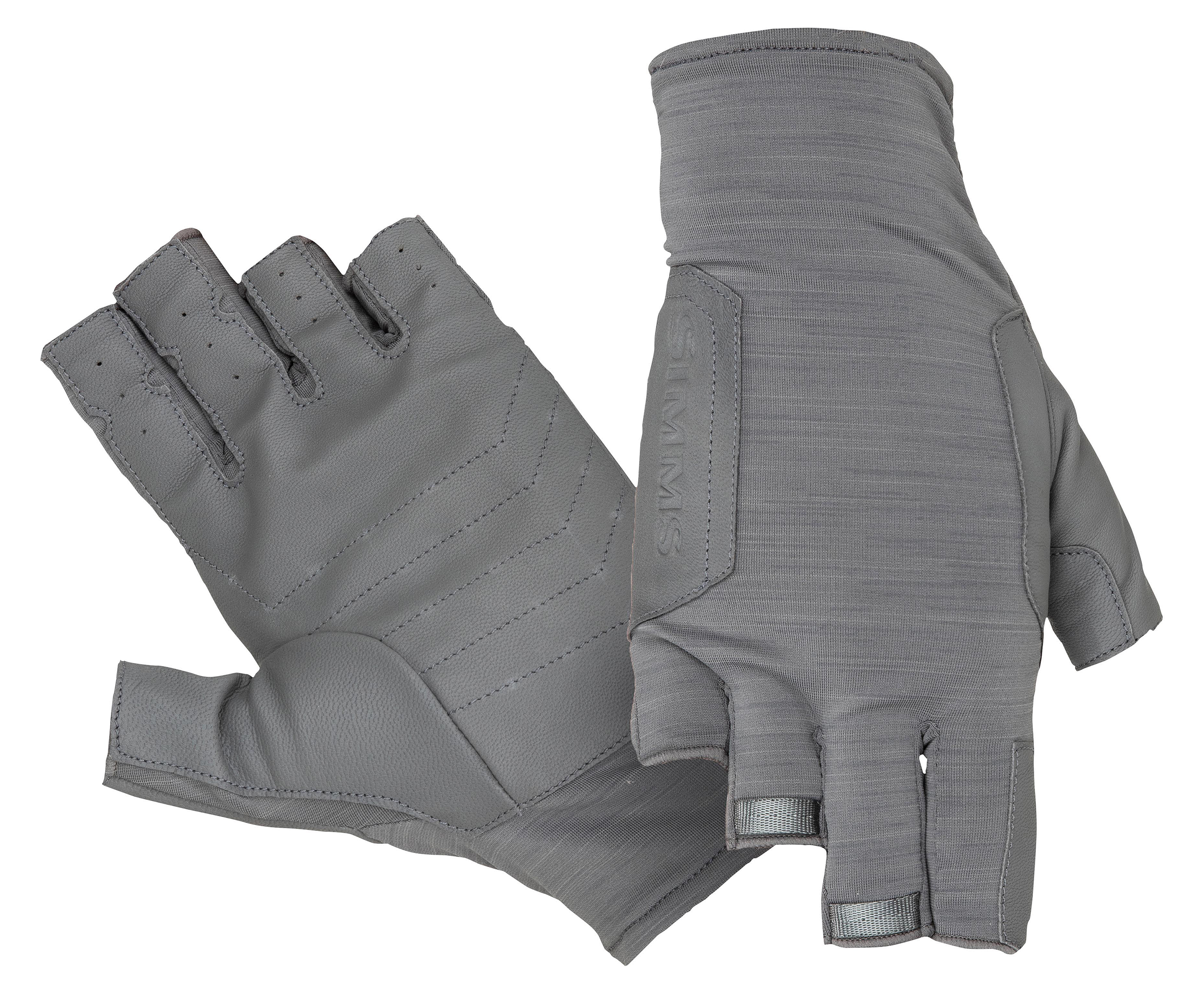 Image of Simms SolarFlex Guide Gloves for Men - Sterling - XS