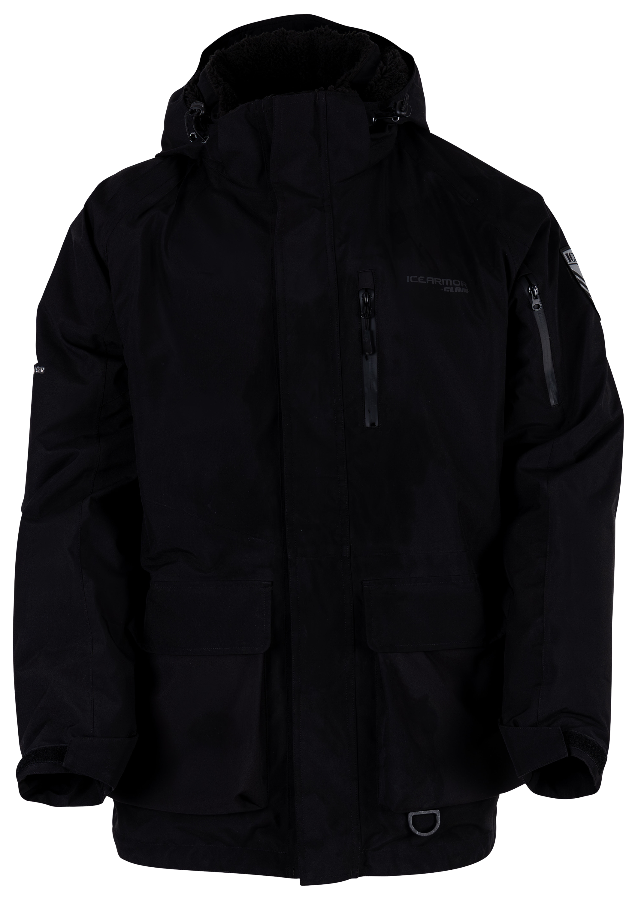 Icearmor by Clam Delta Float Parka for Men - Black - 2XL