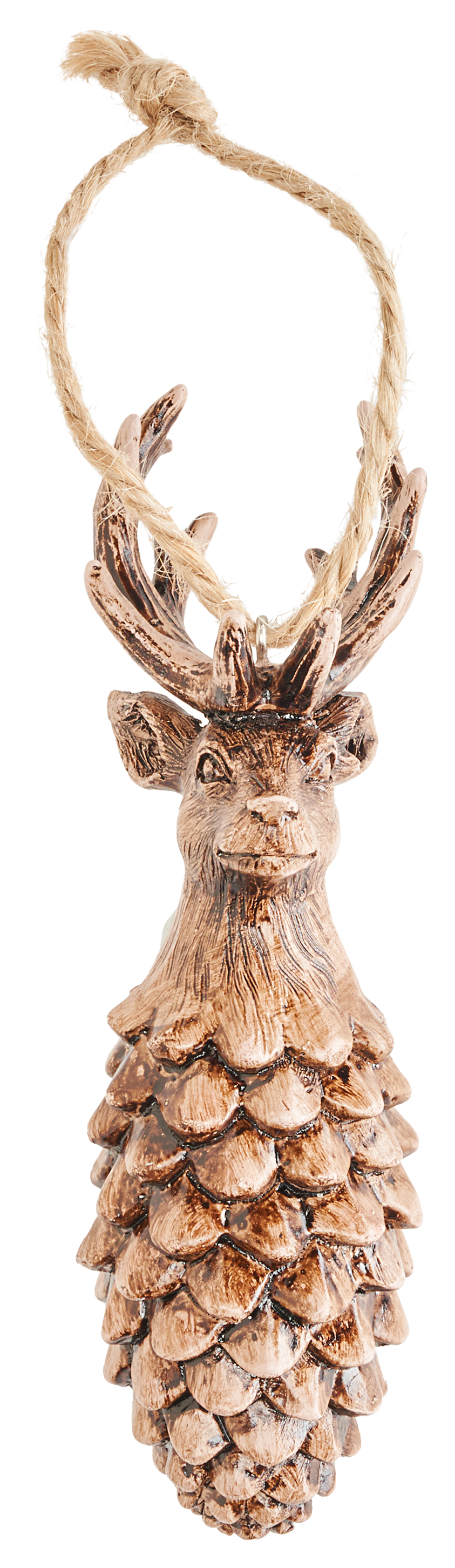 Image of Bass Pro Shops Antler/Pine-Cone Ornament - Brown