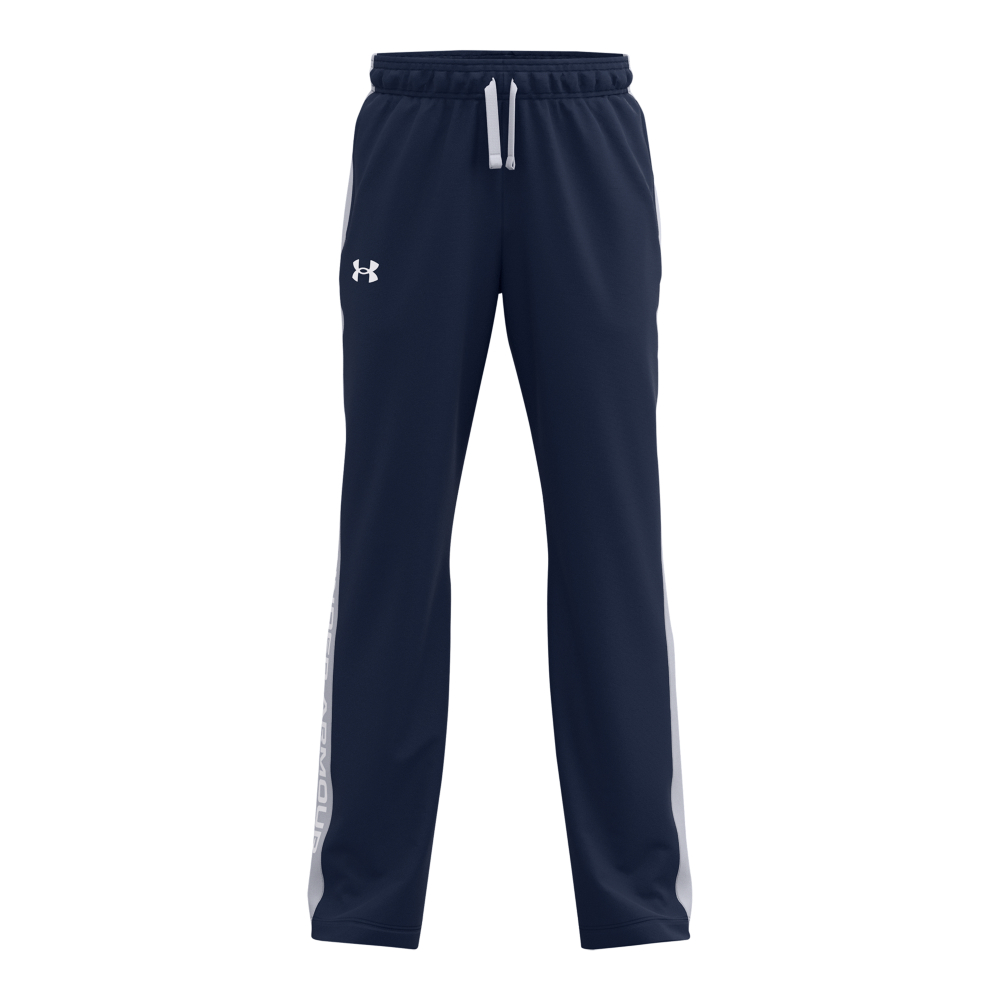 Image of Under Armour Brawler 2.0 Warm-Up Pants for Kids - Academy/Mod Gray - M