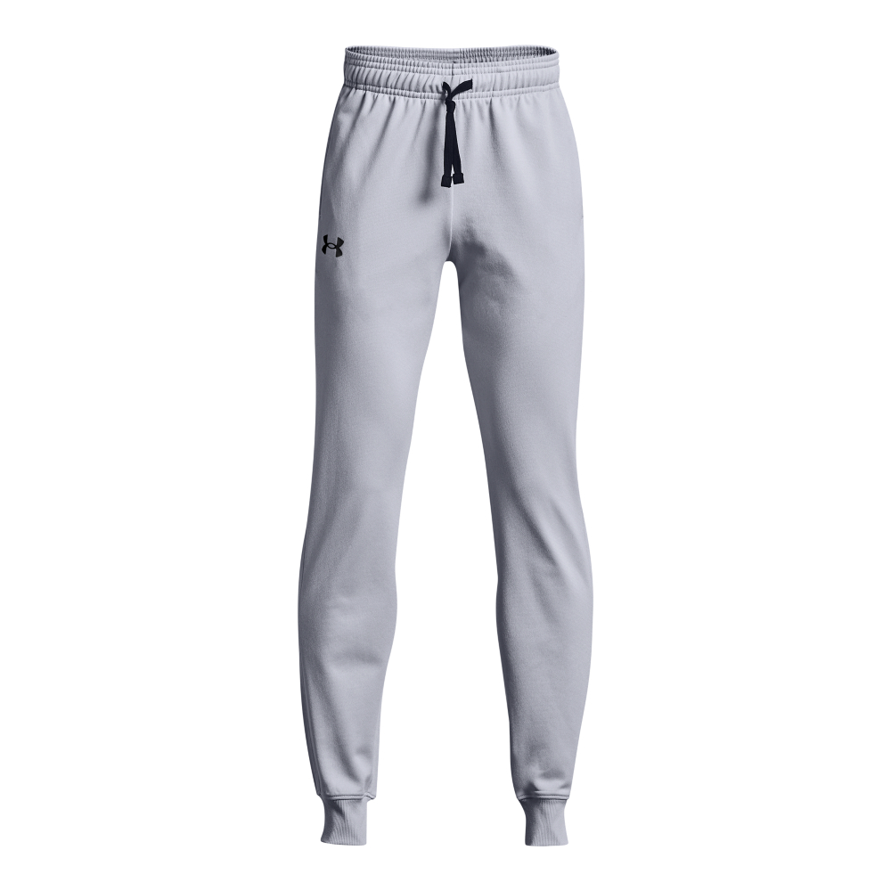 Image of Under Armour Brawler 2.0 Tapered Pants for Kids - Mod Gray/Black - S