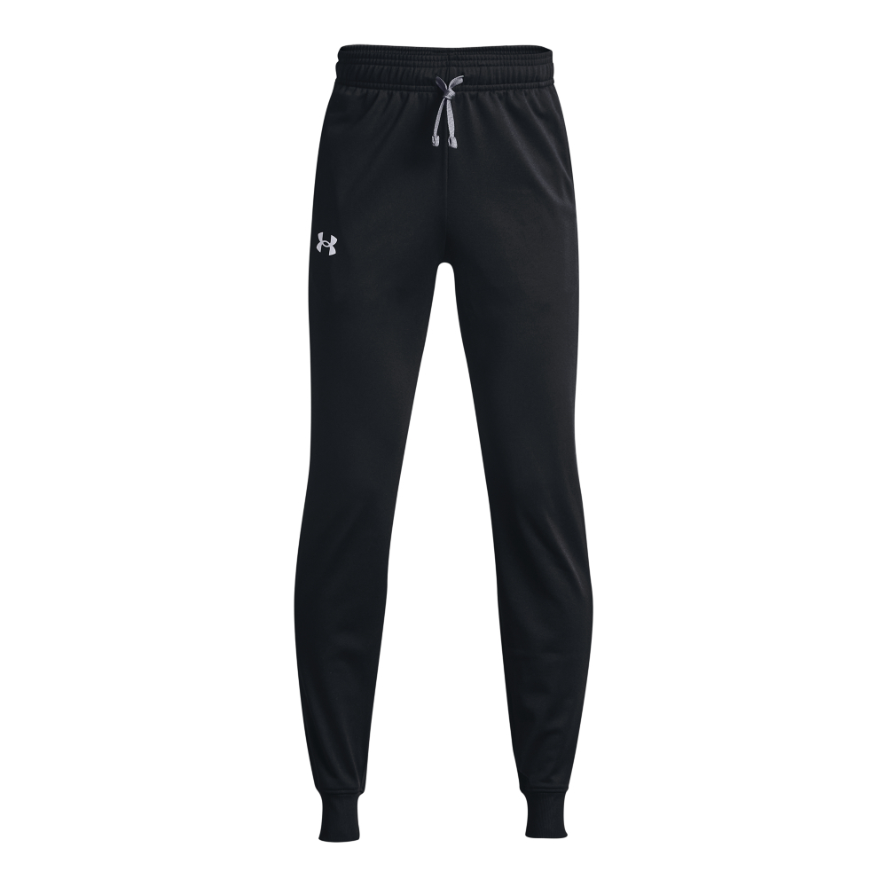 Image of Under Armour Brawler 2.0 Tapered Pants for Kids - Black/Mod Gray - XS