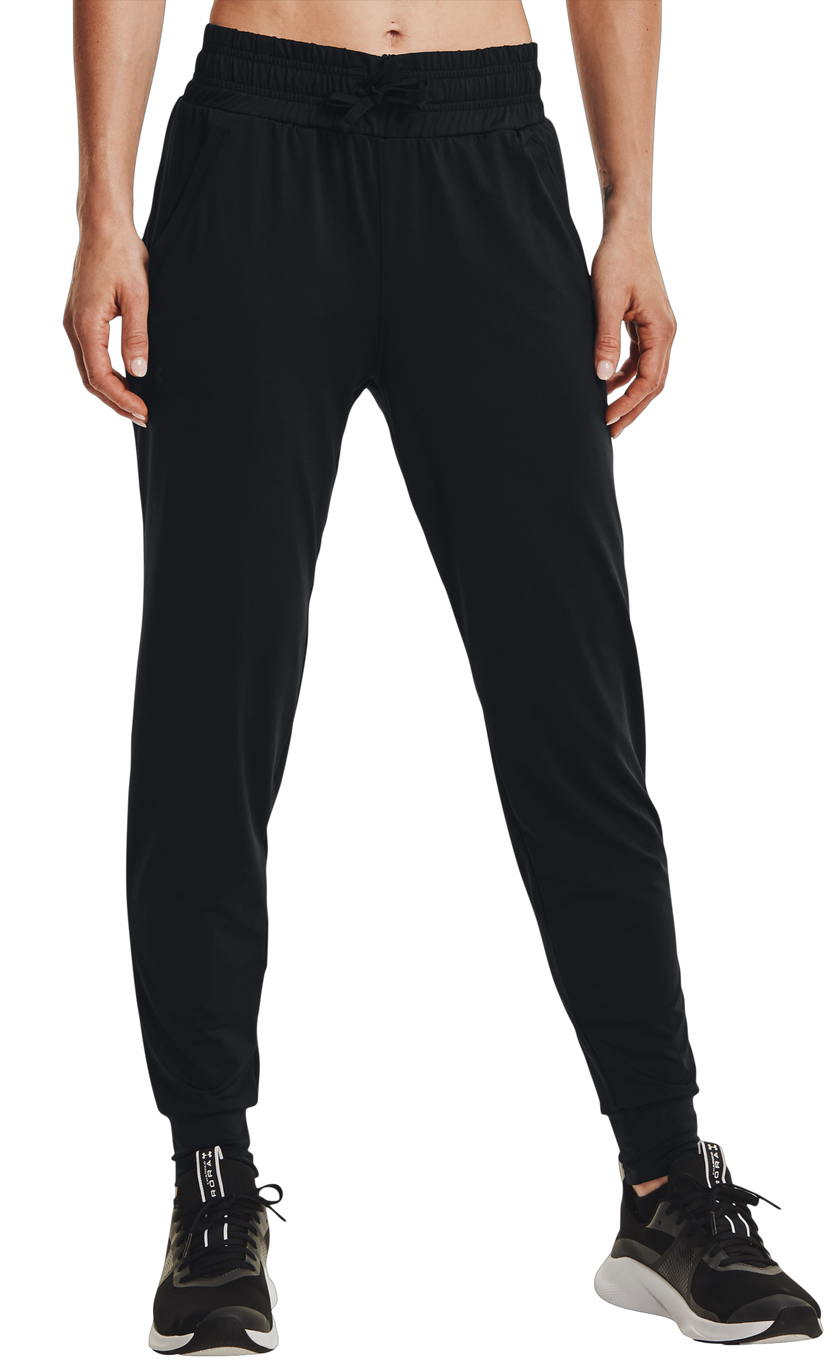 Under Armour HeatGear Armour Pants for Ladies - Black/Jet Gray - S - Short