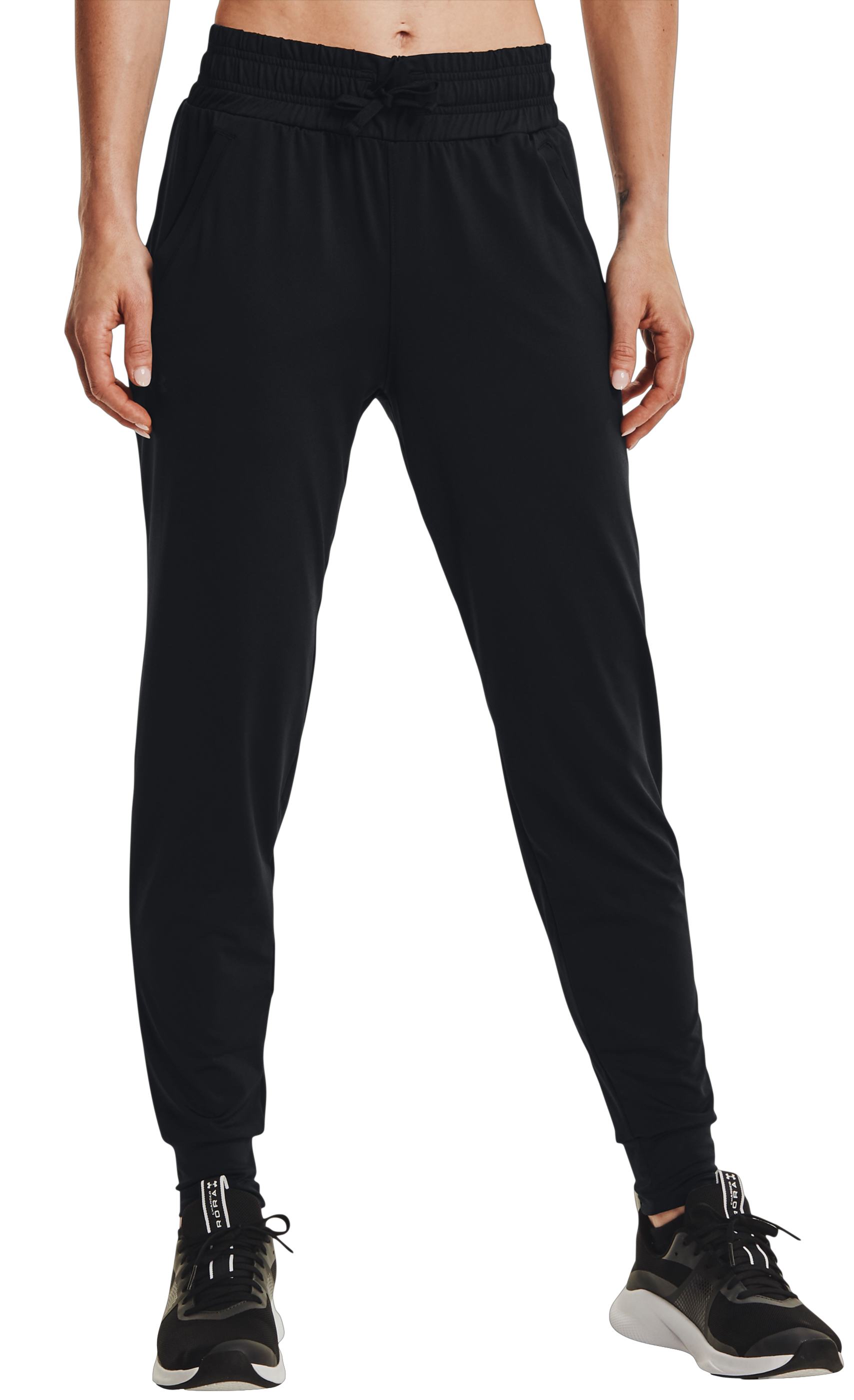 Under Armour HeatGear Armour Pants for Ladies - Black/Jet Gray - XL - Short