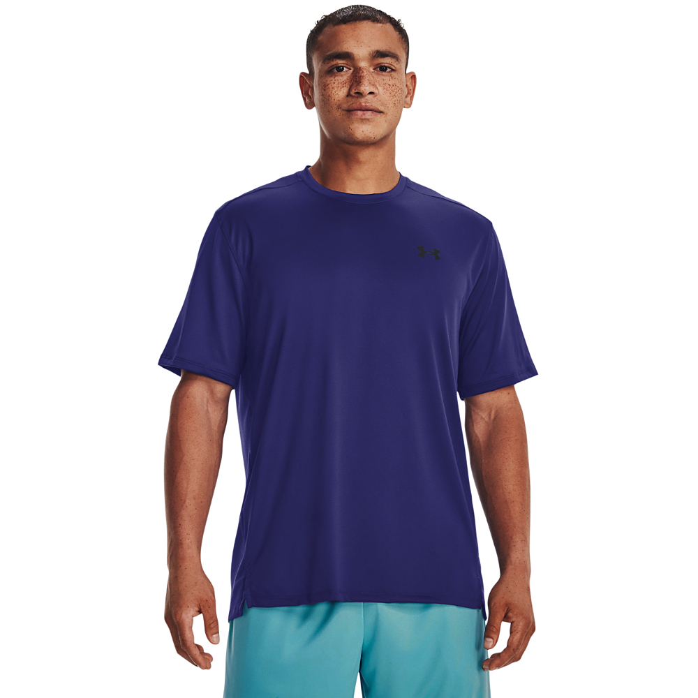 Image of Under Armour UA Tech Vent Short-Sleeve T-Shirt for Men - Sonar Blue/Black - L