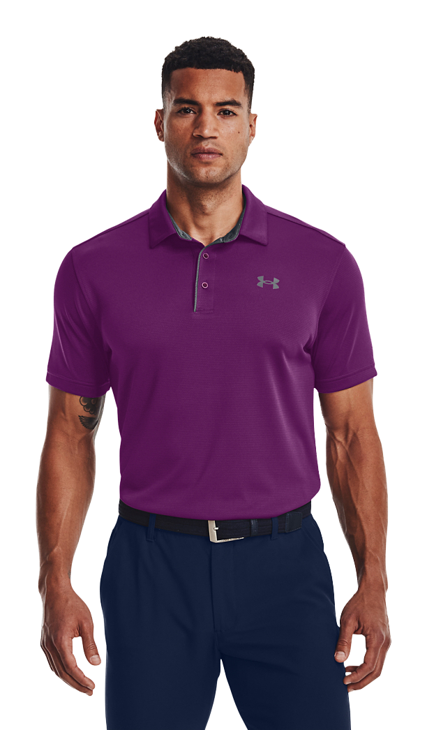Image of Under Armour Tech Short-Sleeve Polo - Rivalry/Pitch Gray