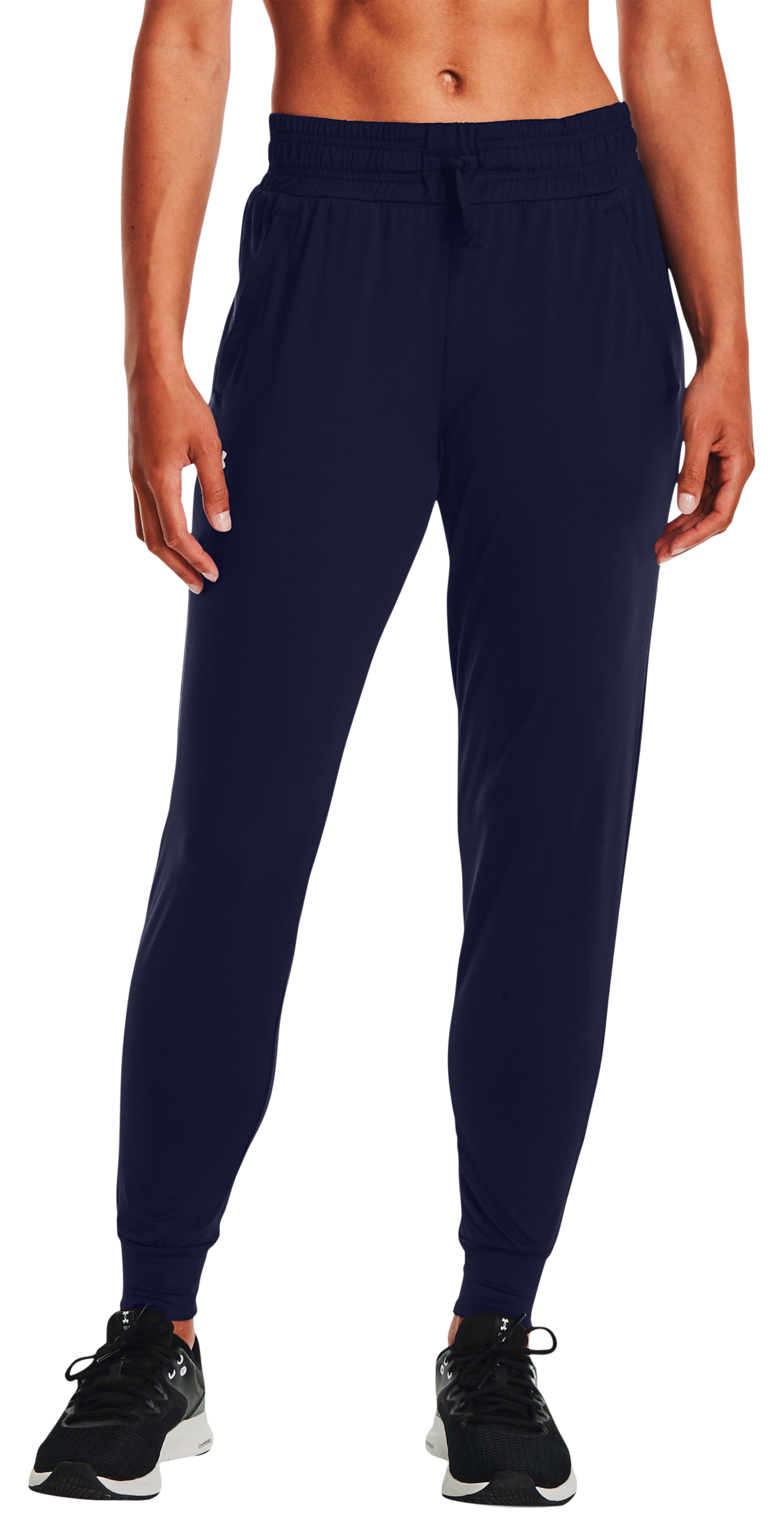 Under Armour HeatGear Armour Pants for Ladies - Midnight Navy/White - M - Short