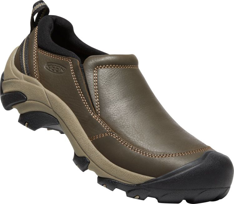 KEEN Targhee II SOHO Slip-On Shoes for Men - Grey/Black - 7.5M