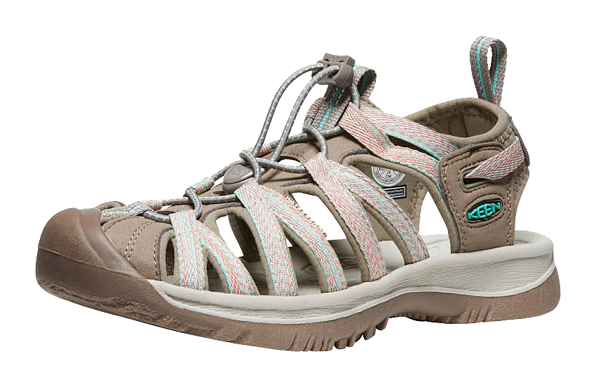 Image of KEEN Whisper Sandals for Ladies - Taupe/Coral