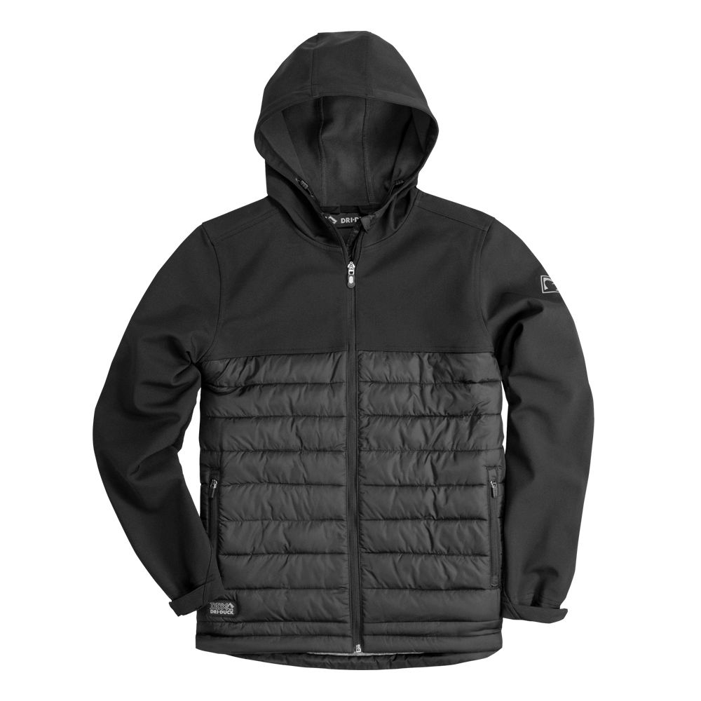 Image of Dri-Duck Vista Puffer Jacket for Ladies - Black - 3XL