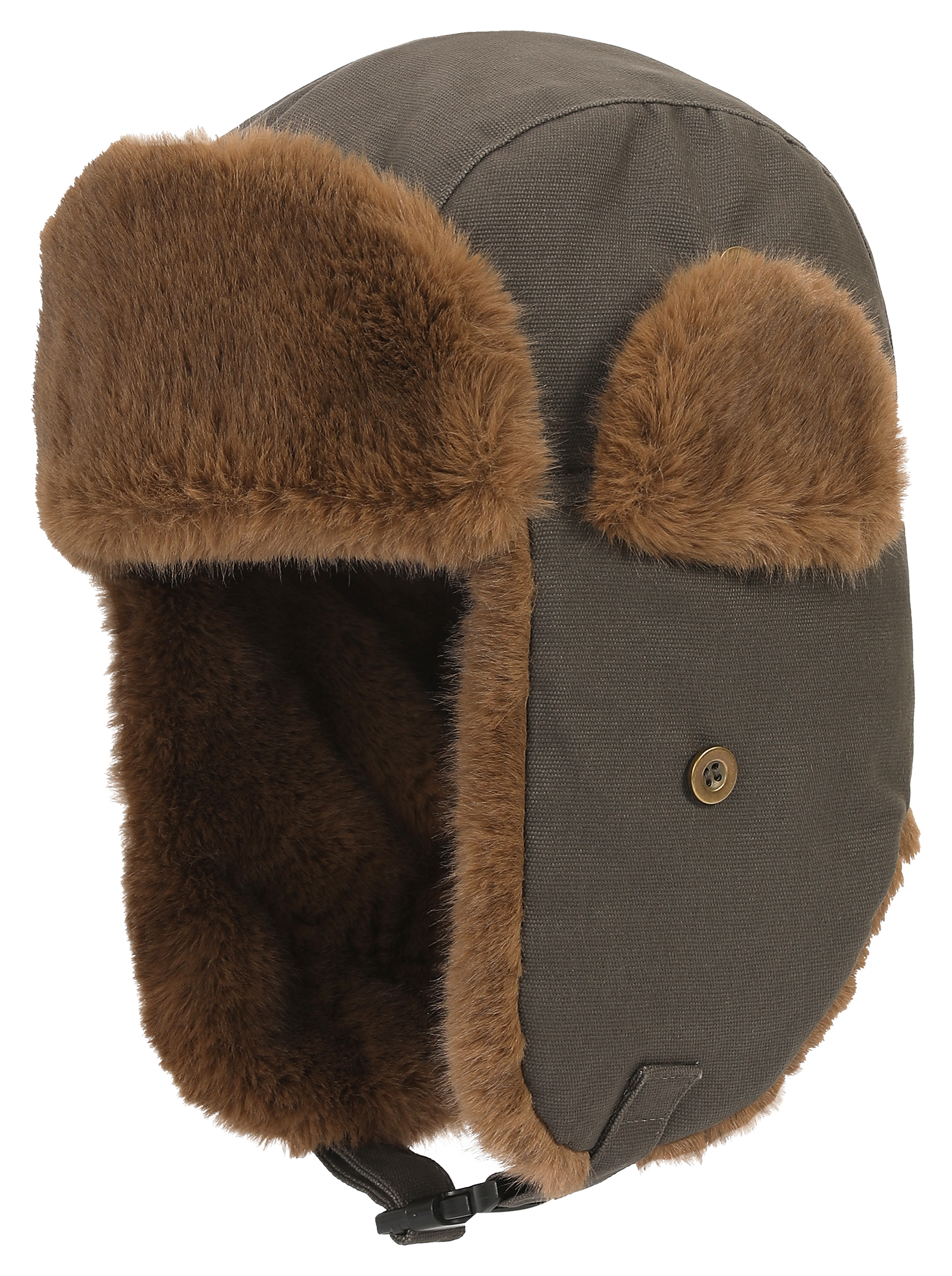 Image of Kanut Sports Plaid-Lined Trapper Hat - Resin - L