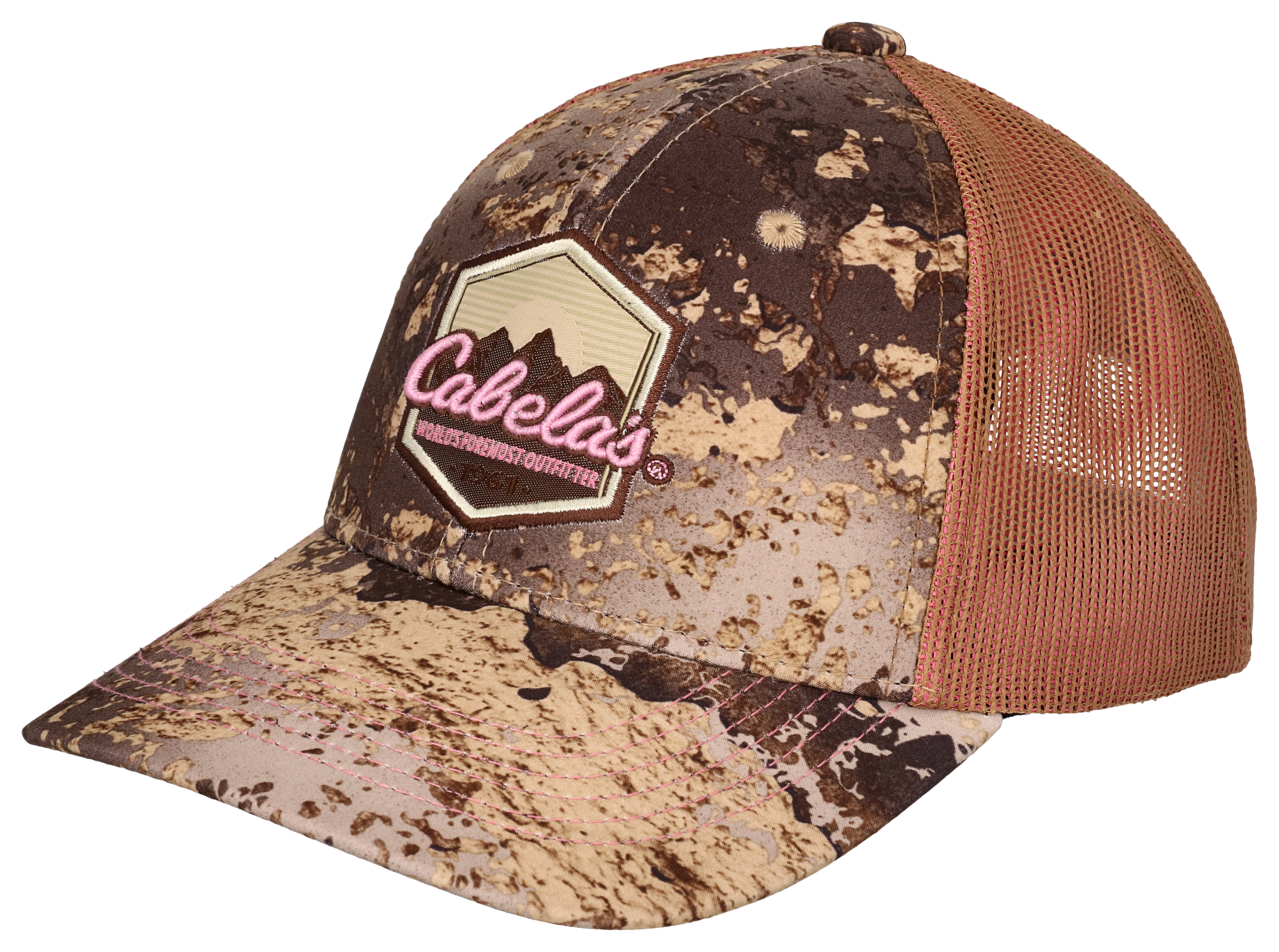 Cabela's Mesh-Back Pink Logo Cap for Ladies
