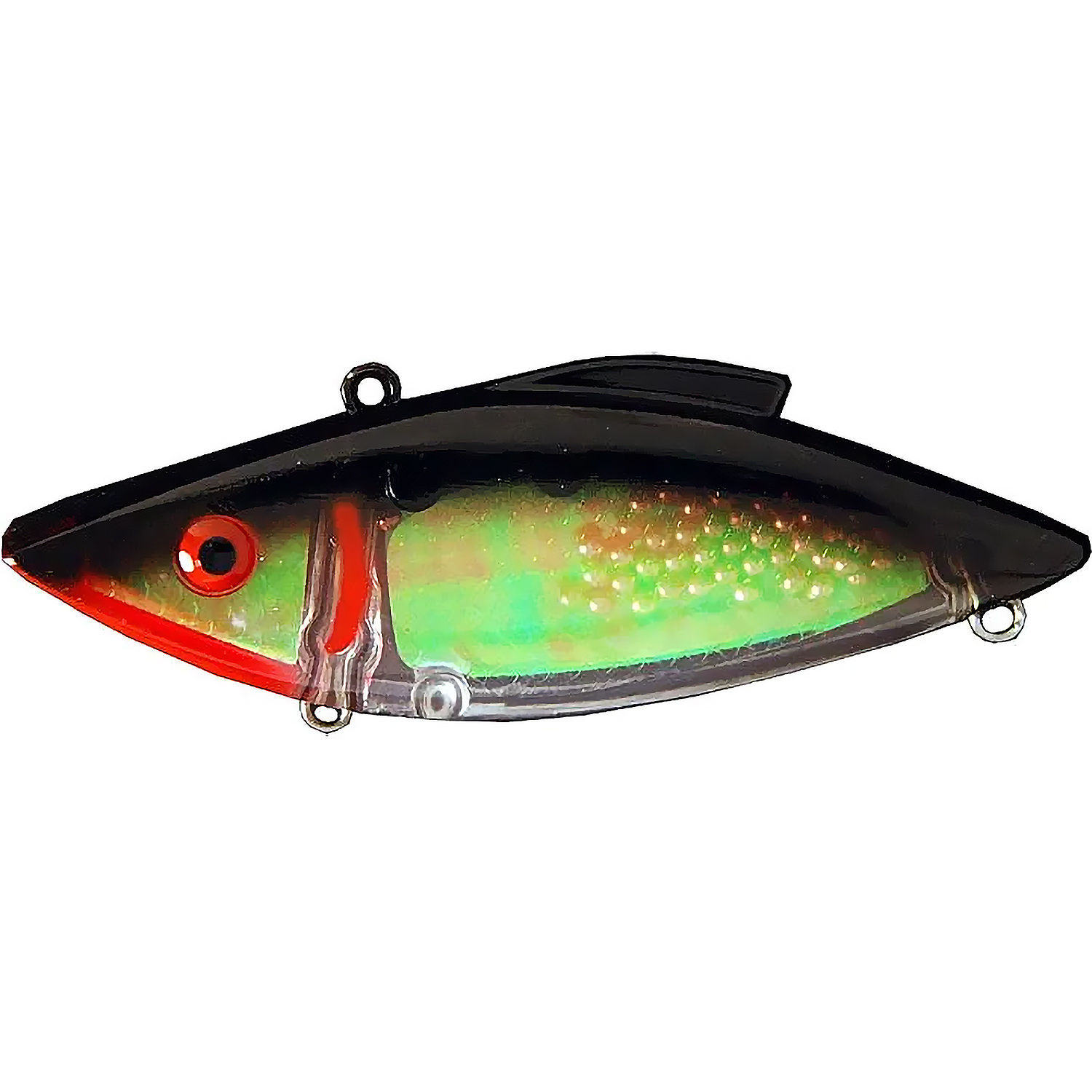 Leurre Crankbait Vintage Bill Lewis Rat-L-Trap 3-1/2" - Vert/Orange - USA
