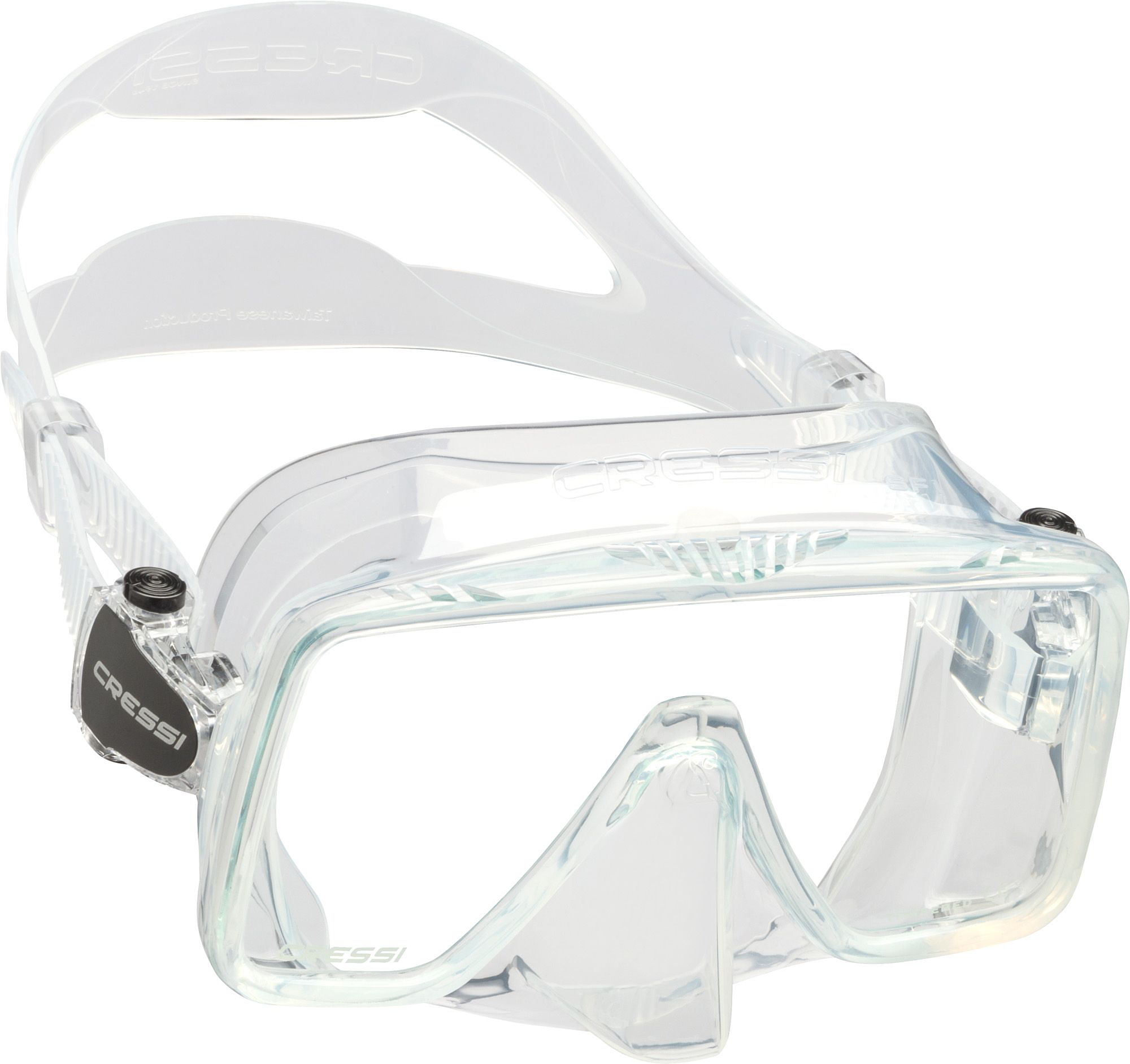 Image of Cressi SF1 Frameless Scuba Diving Mask - Clear