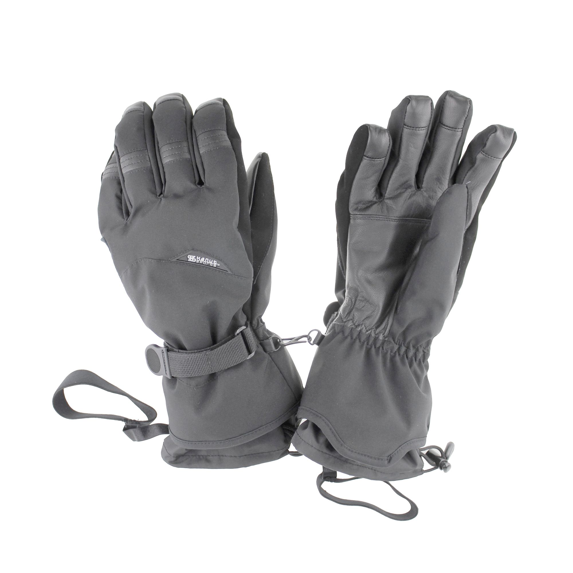 Image of Kanut Sports Regal Snow and Ski Gloves for Men - Grey - L