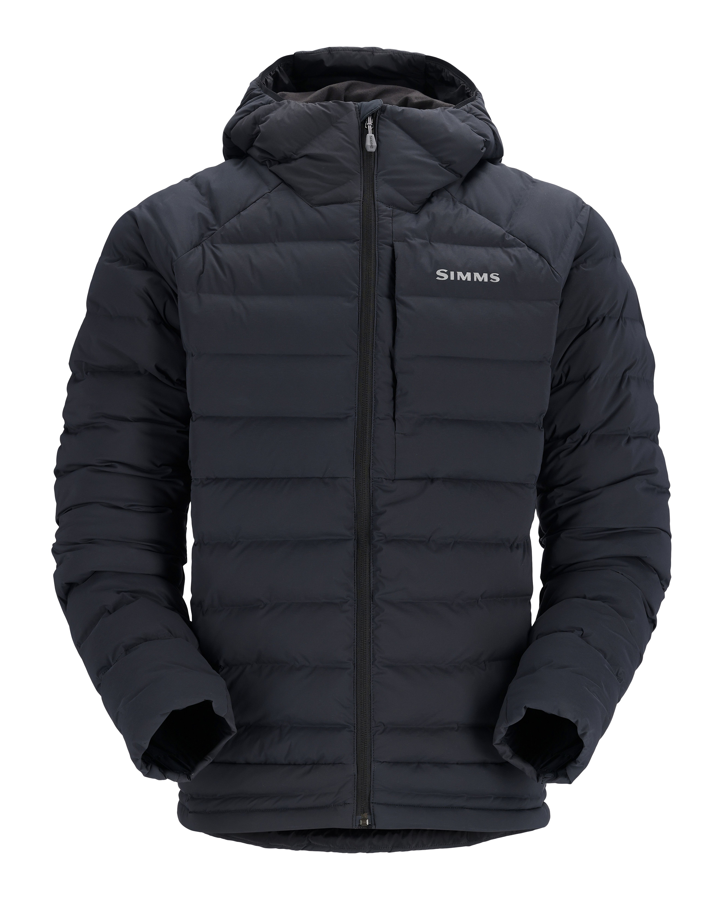 Image of Simms ExStream Insulated Hooded Jacket for Men - Black - S