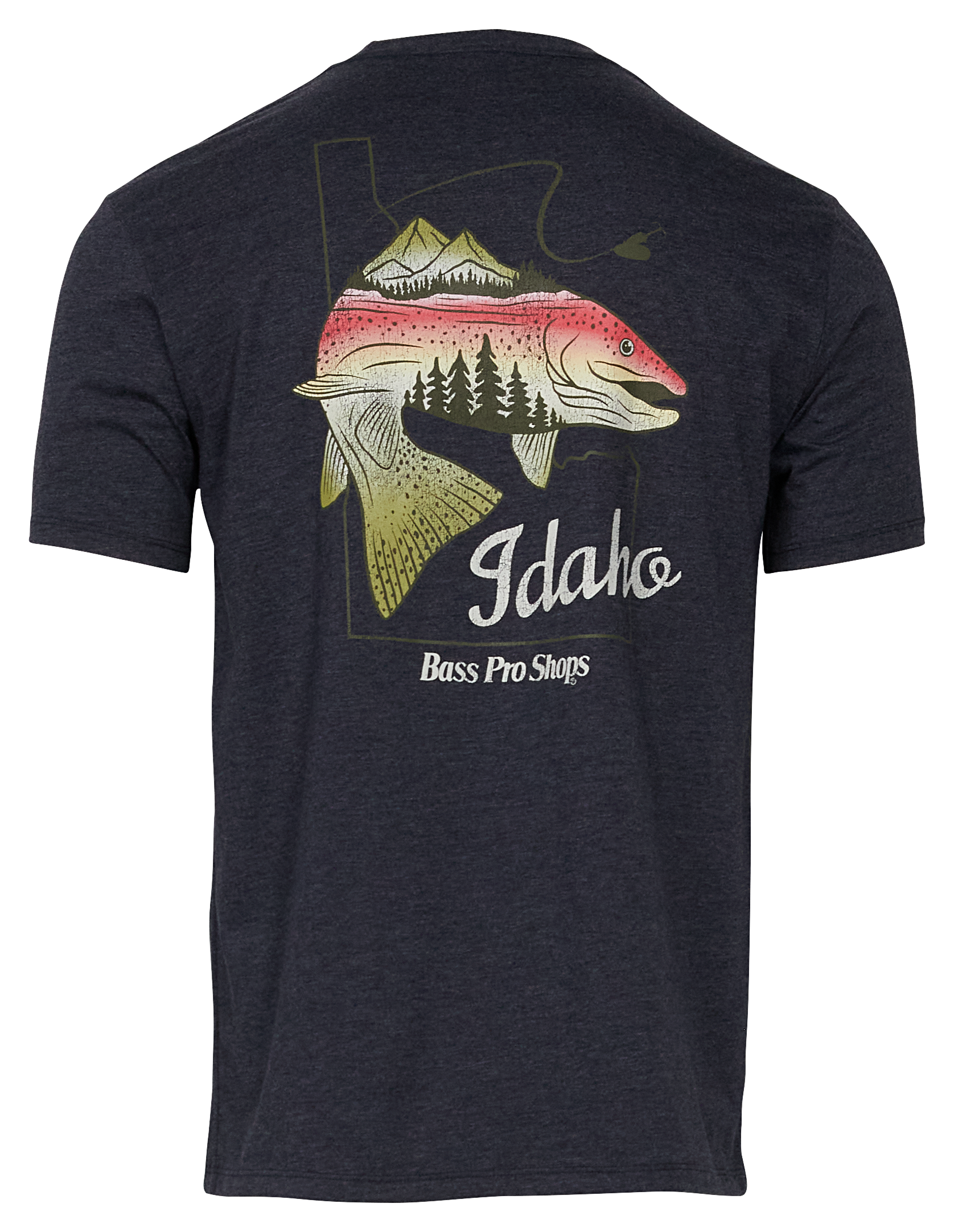 BASS PRO SHOPS Idaho Trout Scape Graphic Short-Sleeve T-Shirt for Men