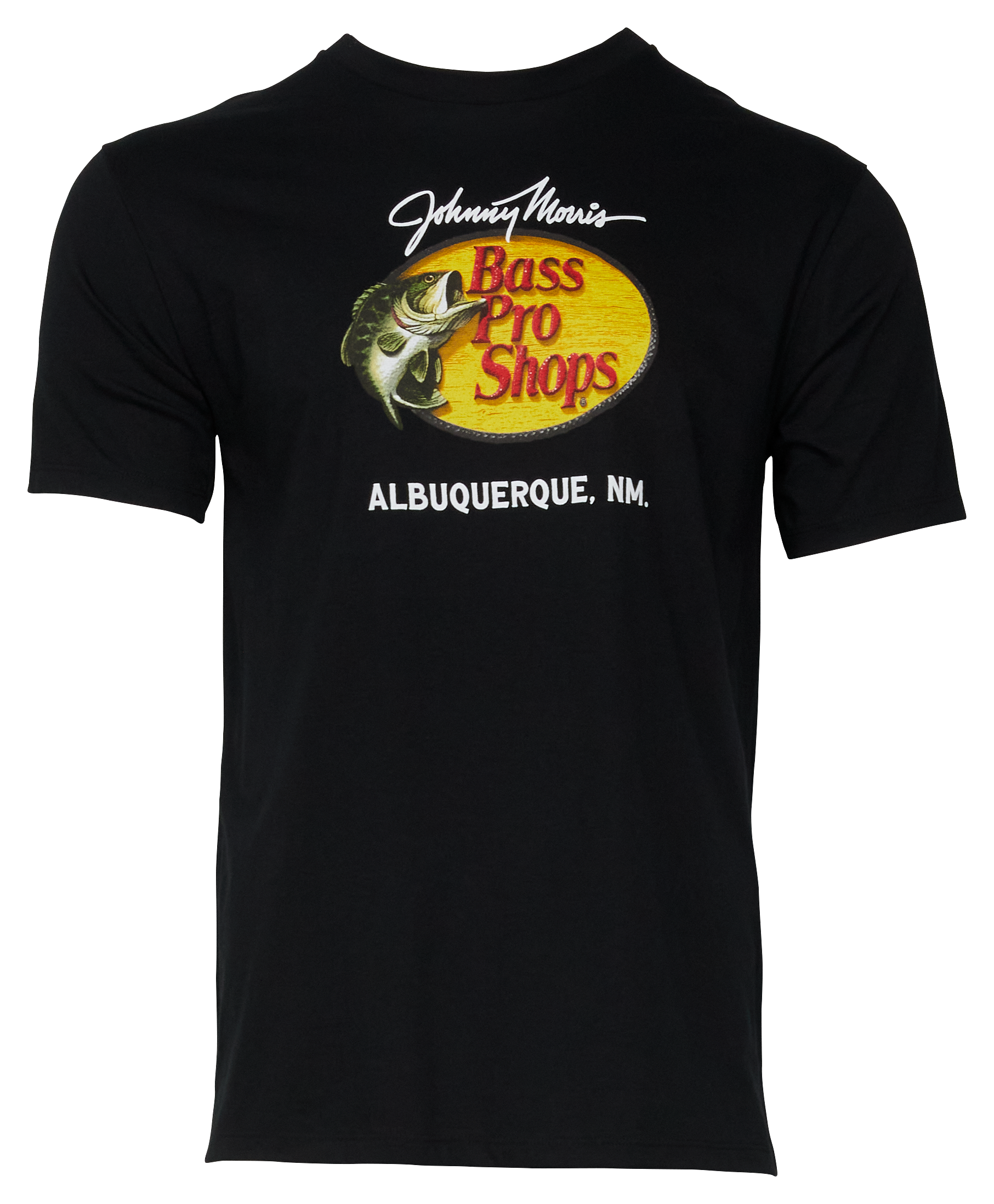Image of Bass Pro Shops Albuquerque Woodcut Short-Sleeve T-Shirt for Men - Black - 3XL