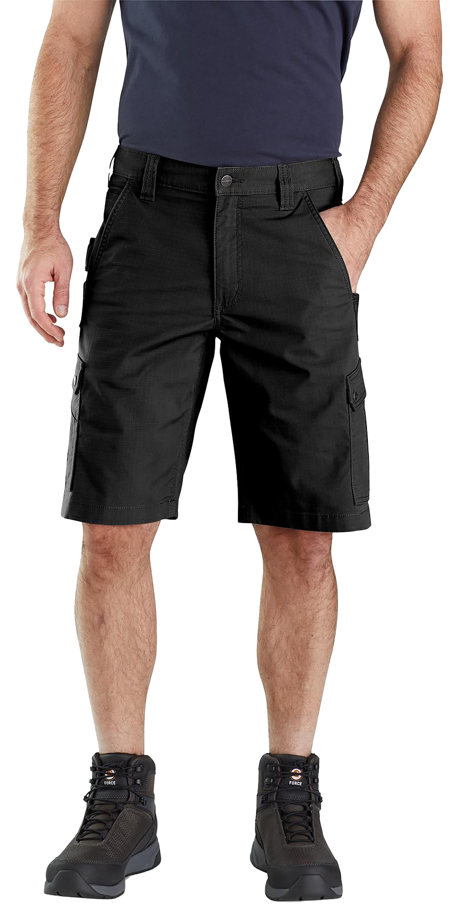 Image of Carhartt Ripstop Cargo Shorts - Black