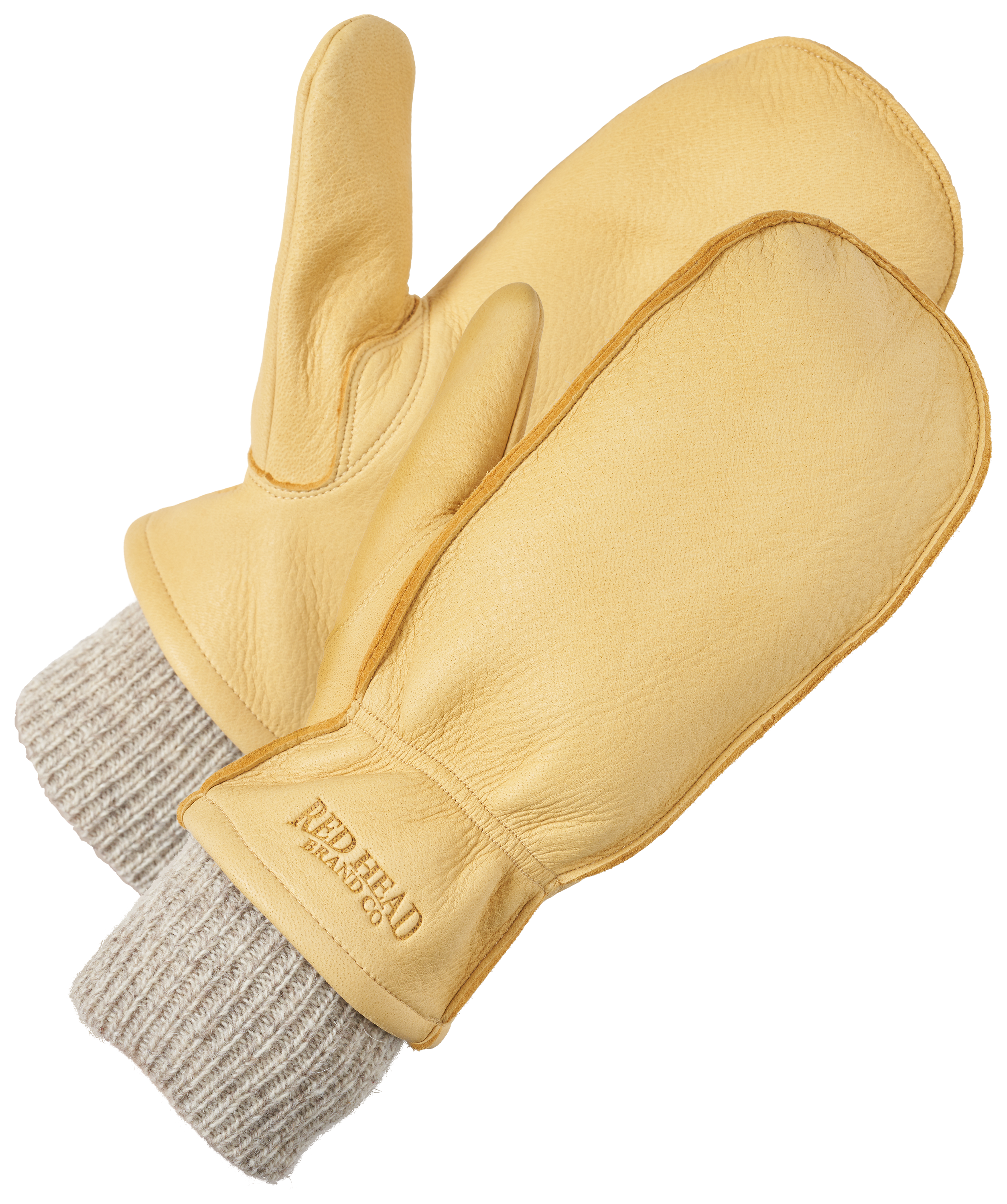 REDHEAD Deerskin Chopper Mitts for Men