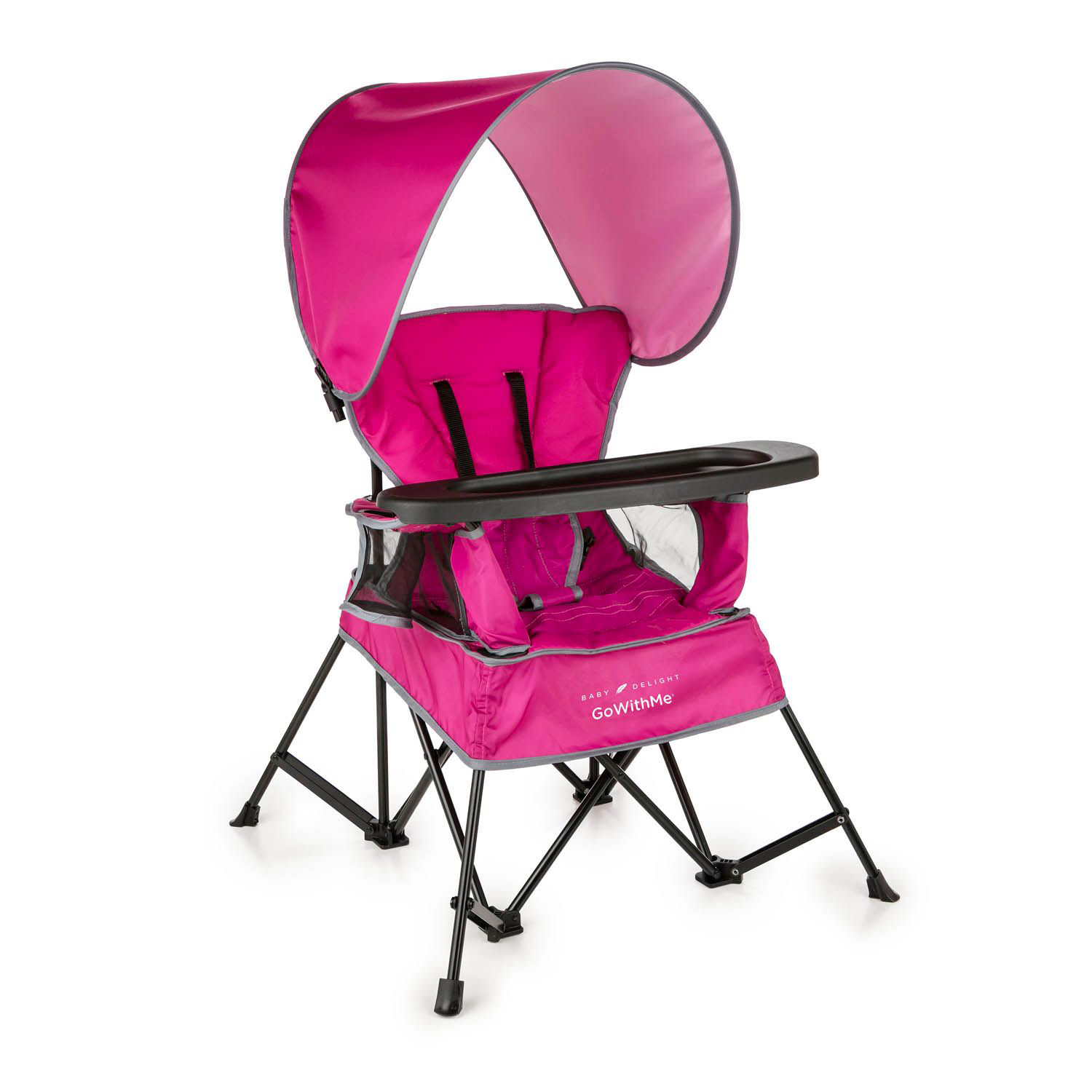Baby Delight Go With Me Venture Deluxe Portable Chair for Kids - Pink