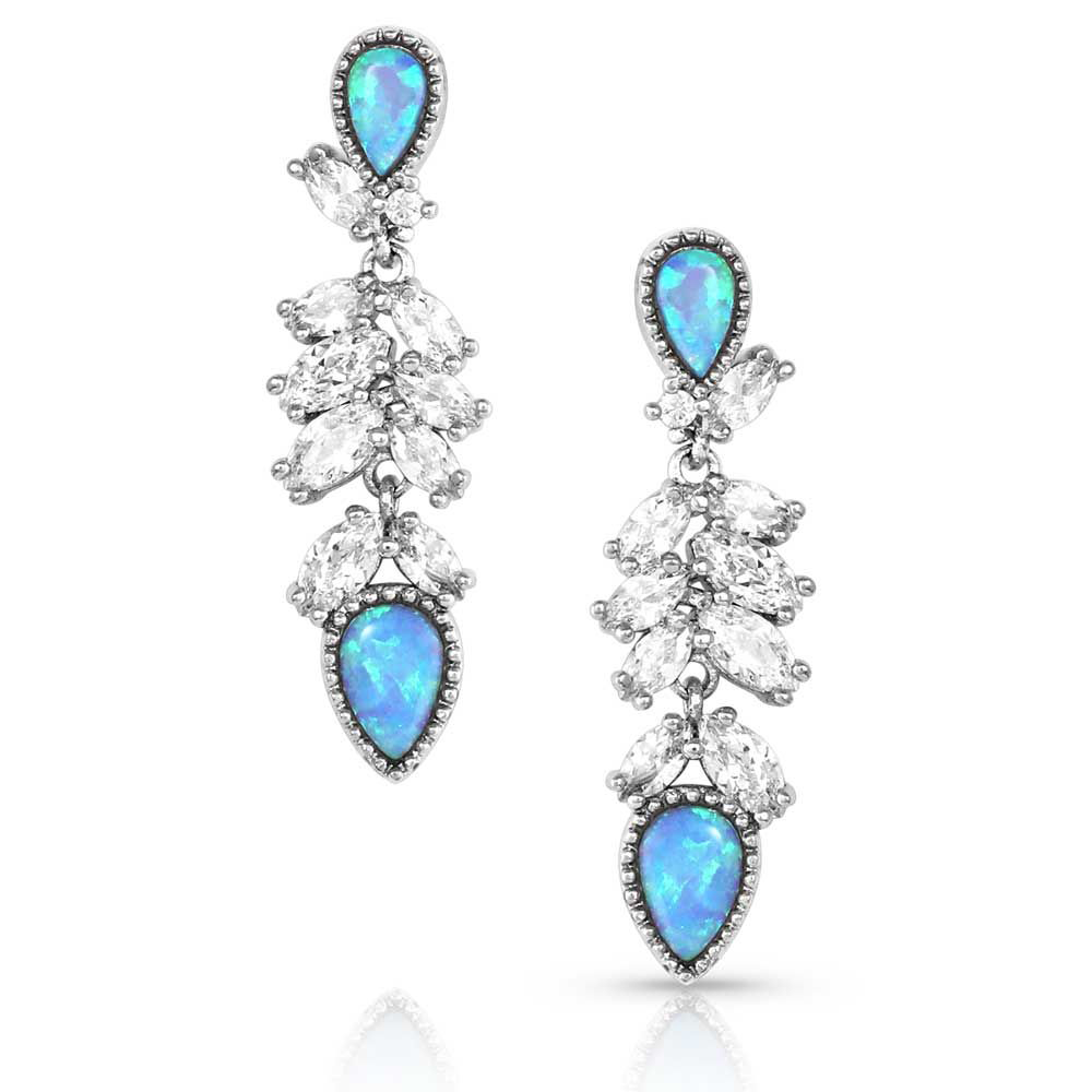 Image of Montana Silversmiths Mystic Falls Opal Crystal Post Earrings