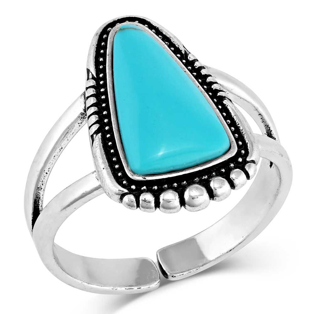 Image of Montana Silversmiths Ways of the West Turquoise Ring for Ladies