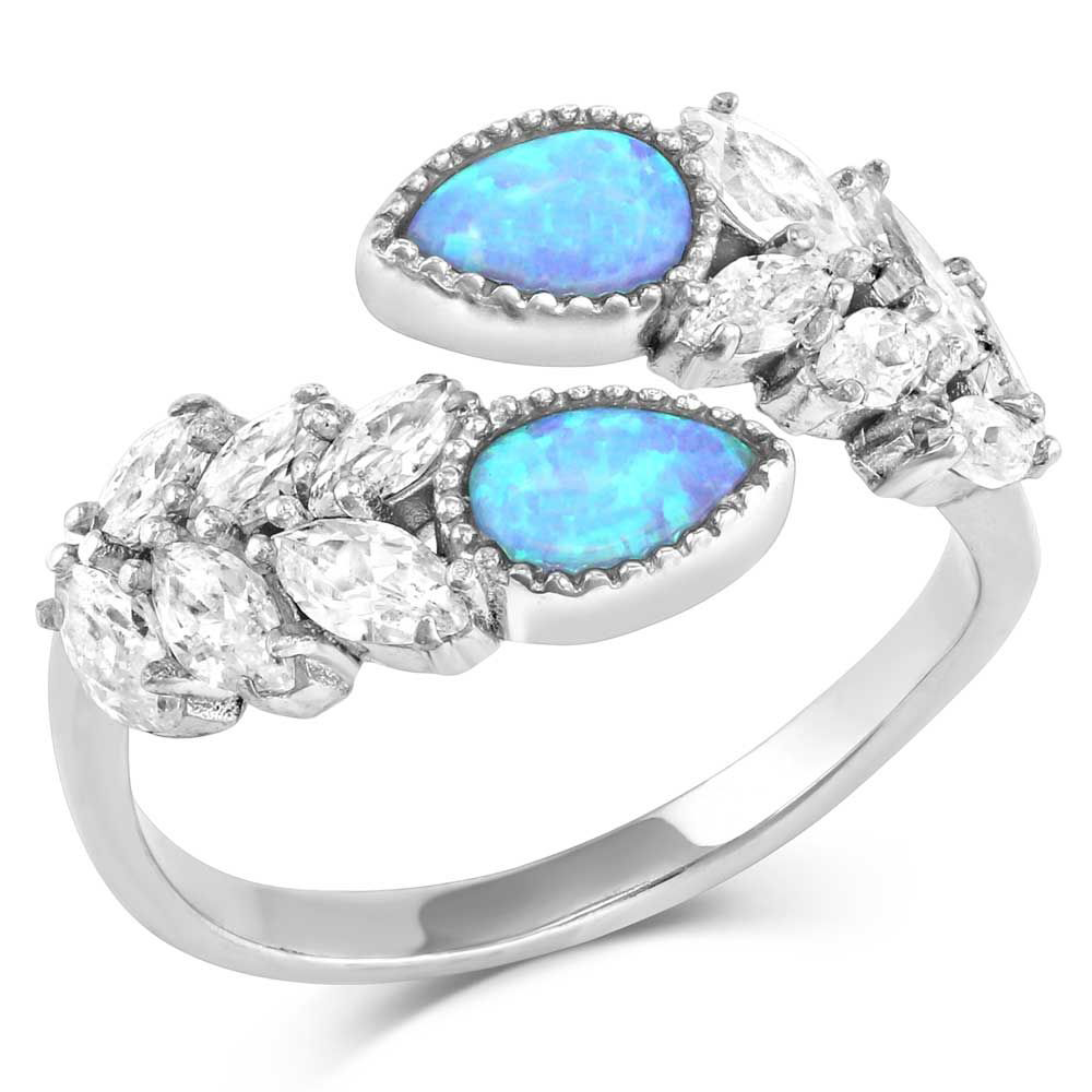 Image of Montana Silversmiths Mystic Falls Opal Crystal Ring