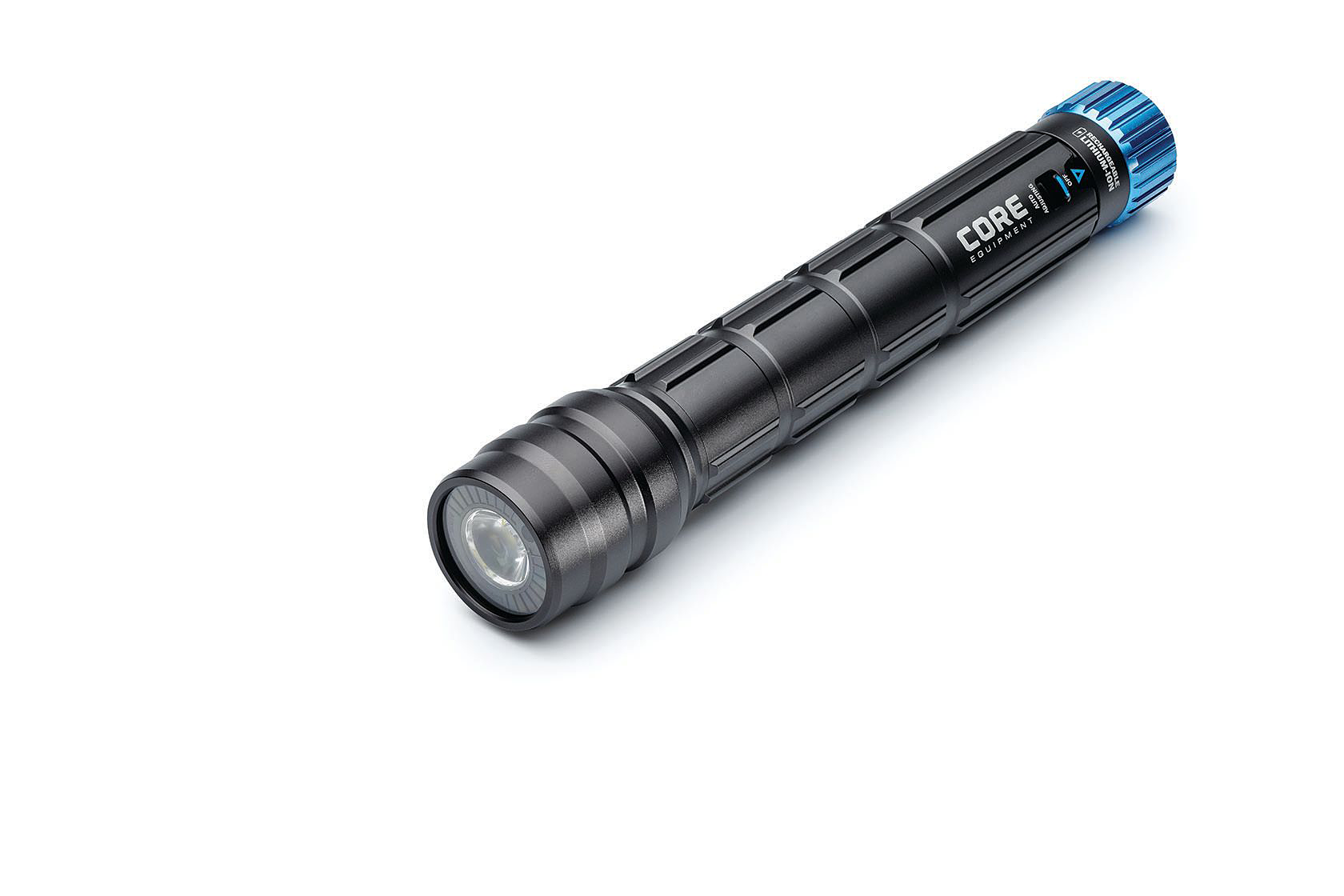 Core Equipment 1,500 Lumen Rechargeable Auto-Dimming Flashlight with USB Output - CORE Equipment