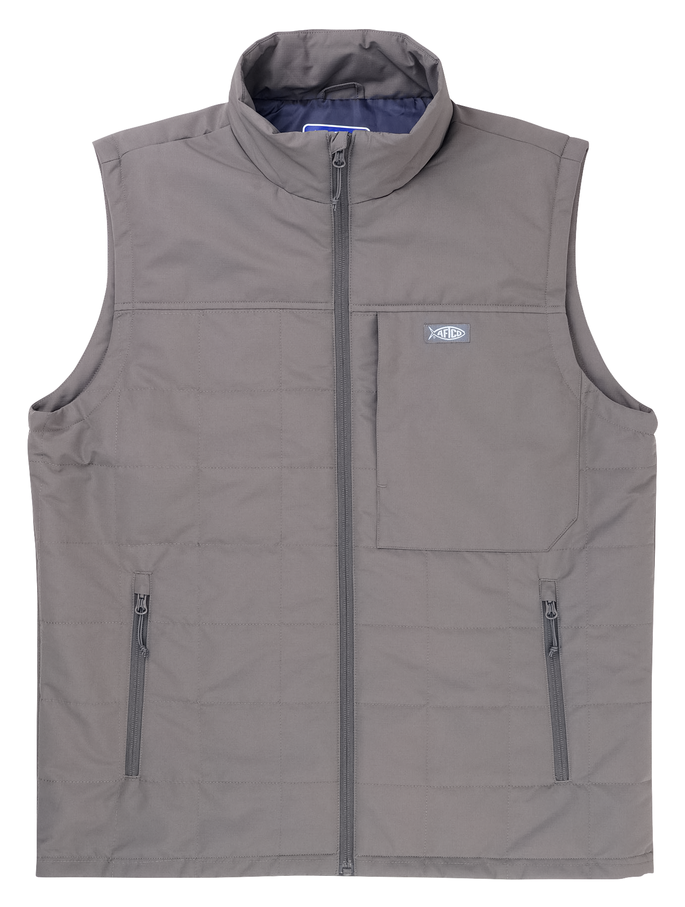 Image of AFTCO Crosswind Puff Vest for Men - Bungee Cord - S