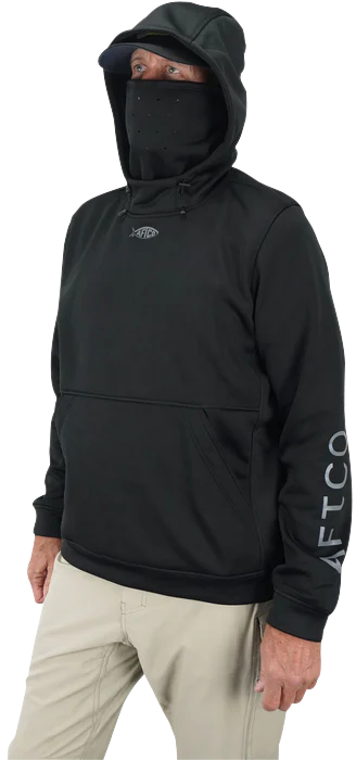 Image of AFTCO Reaper Long-Sleeve Sweatshirt - Black - M