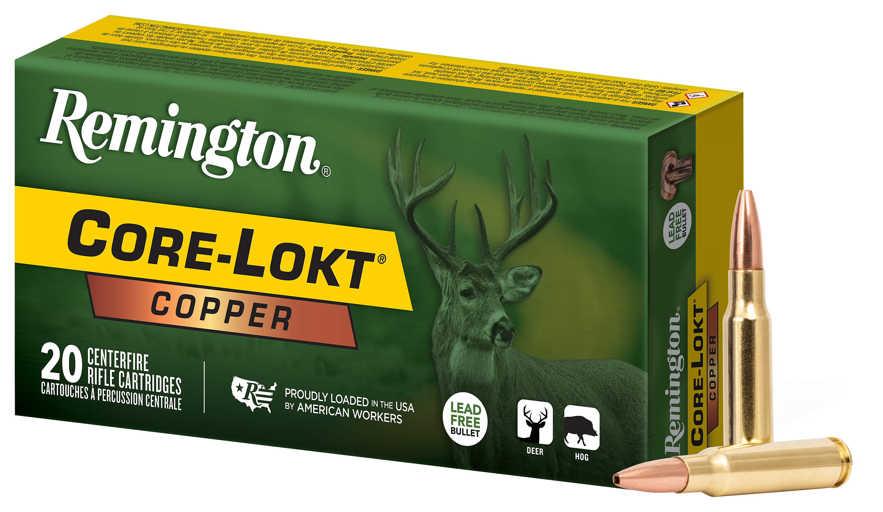 Remington Core-Lokt Copper .308 Winchester 150 Grain Rifle Ammo