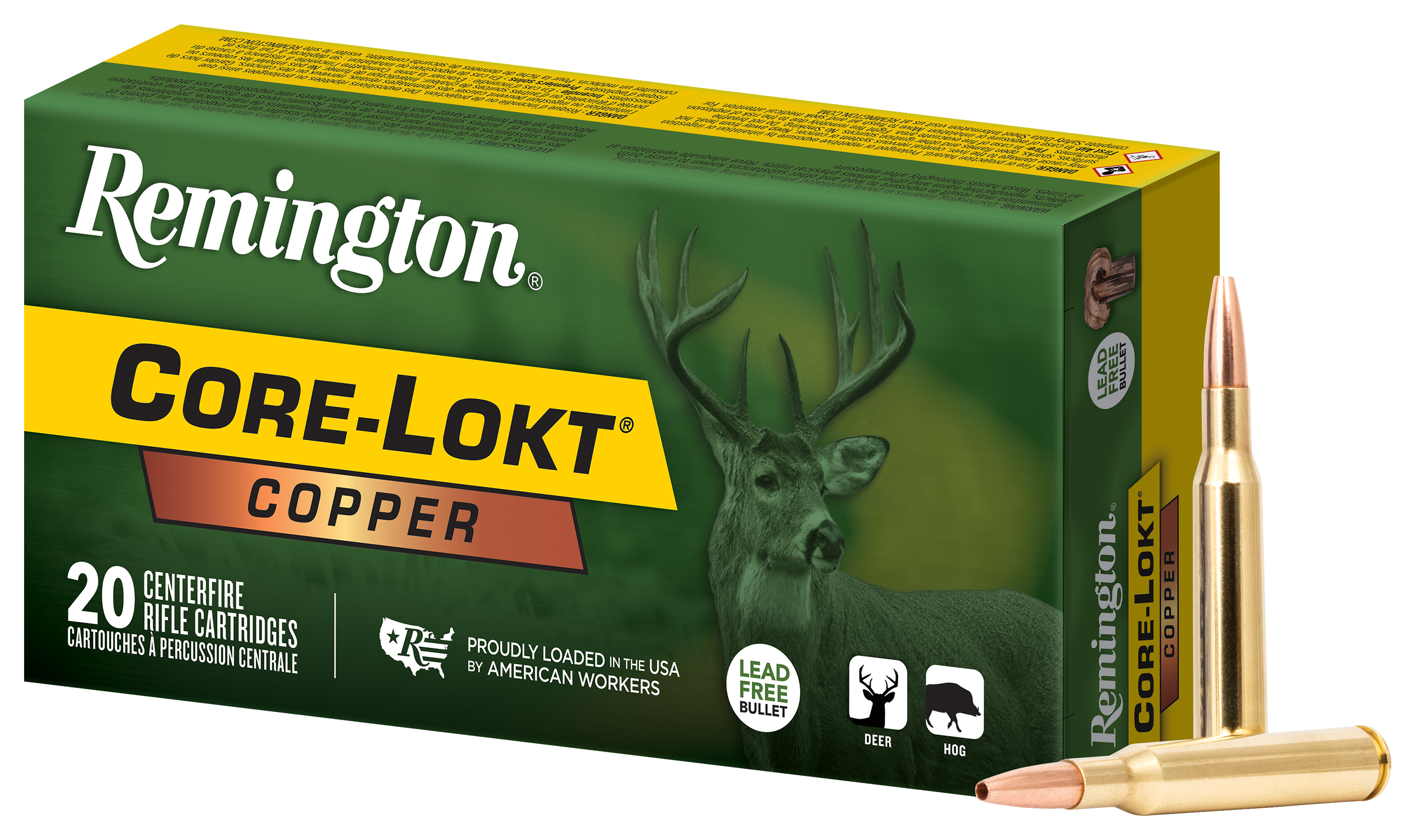 Remington Core-Lokt Copper .270 Winchester 130 Grain Rifle Ammo