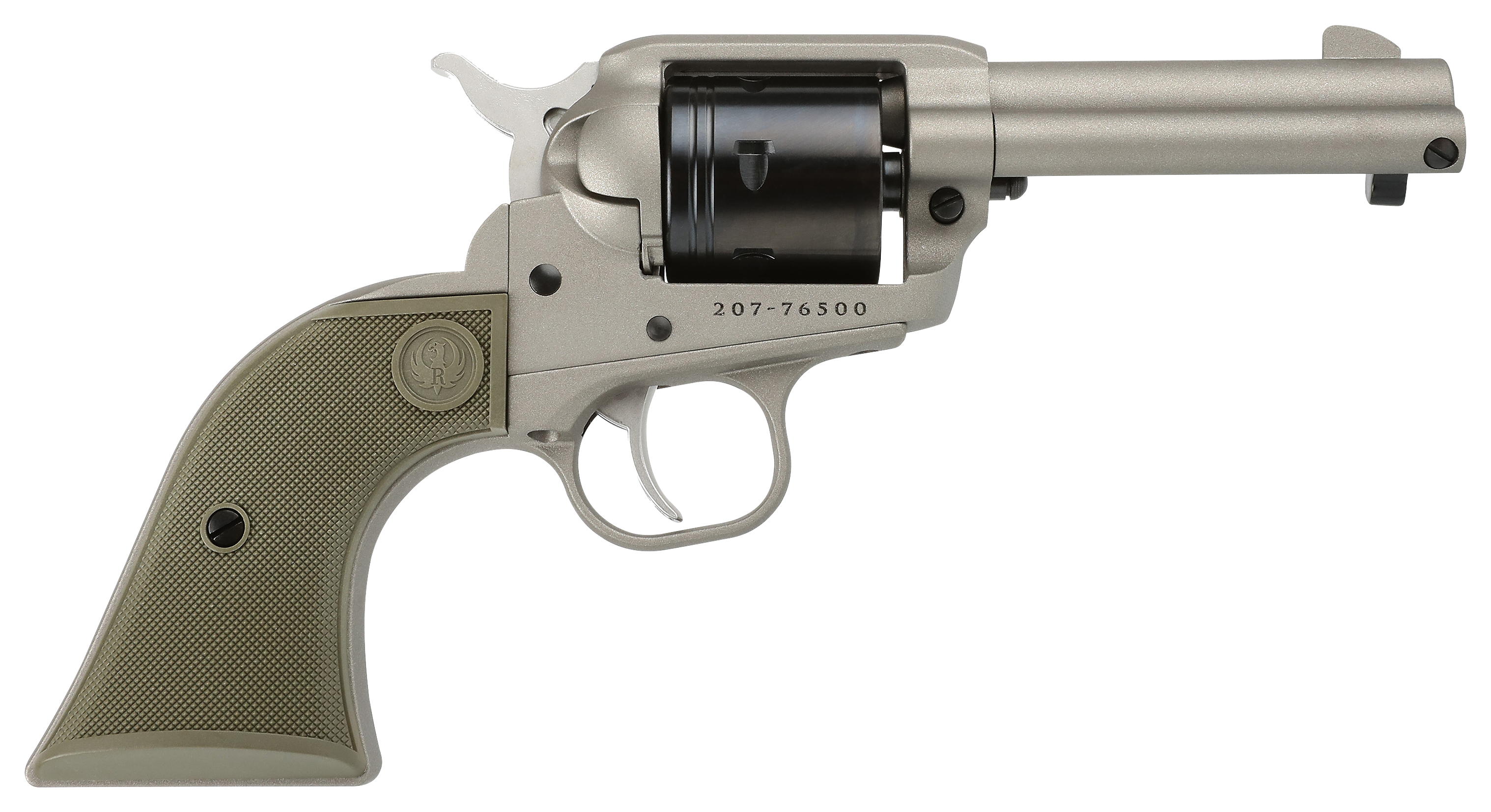 Ruger Wrangler Single-Action Rimfire Revolver with Silver Cerakote Finish - Ruger