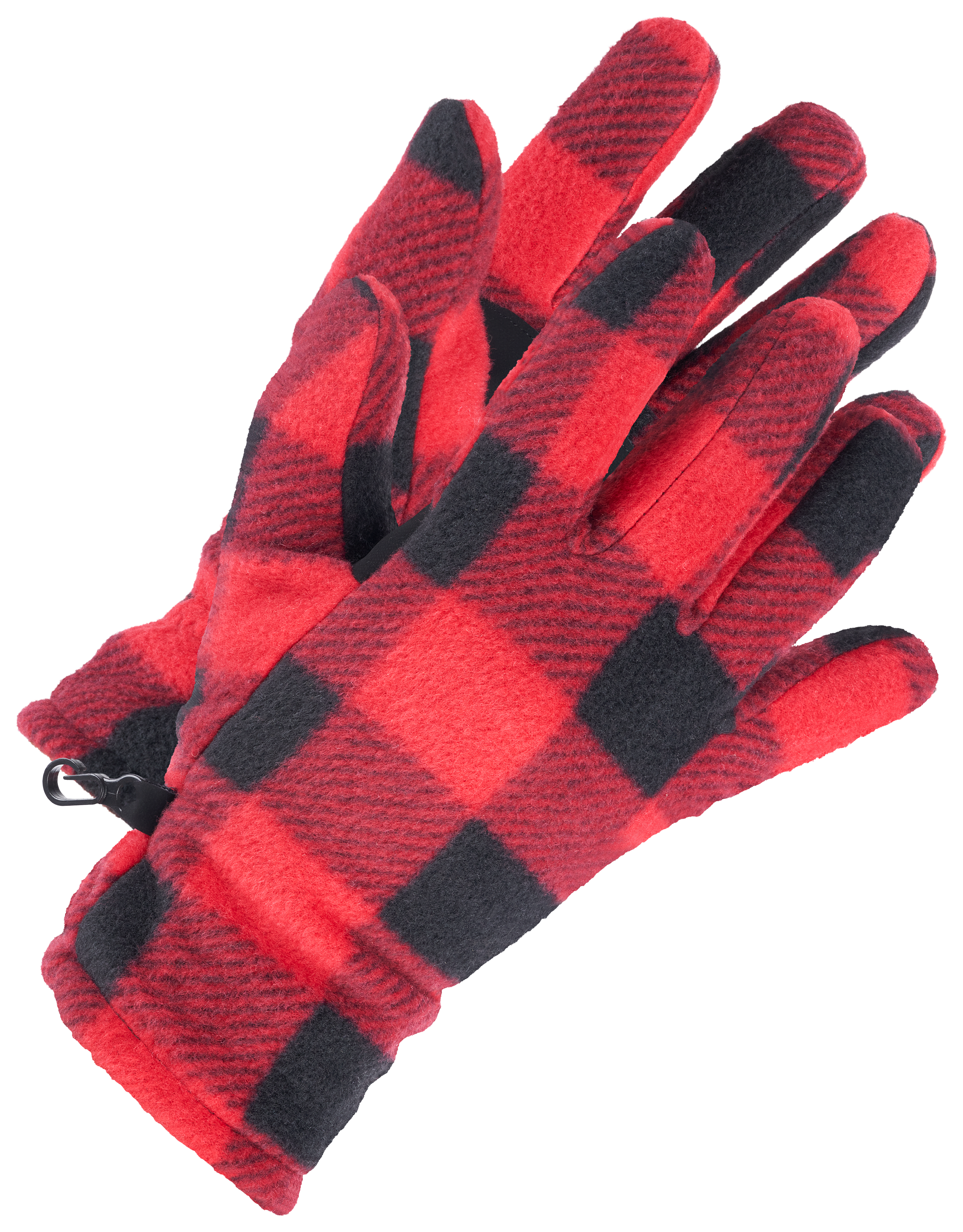 Image of Natural Reflections Buffalo Plaid Fleece Gloves