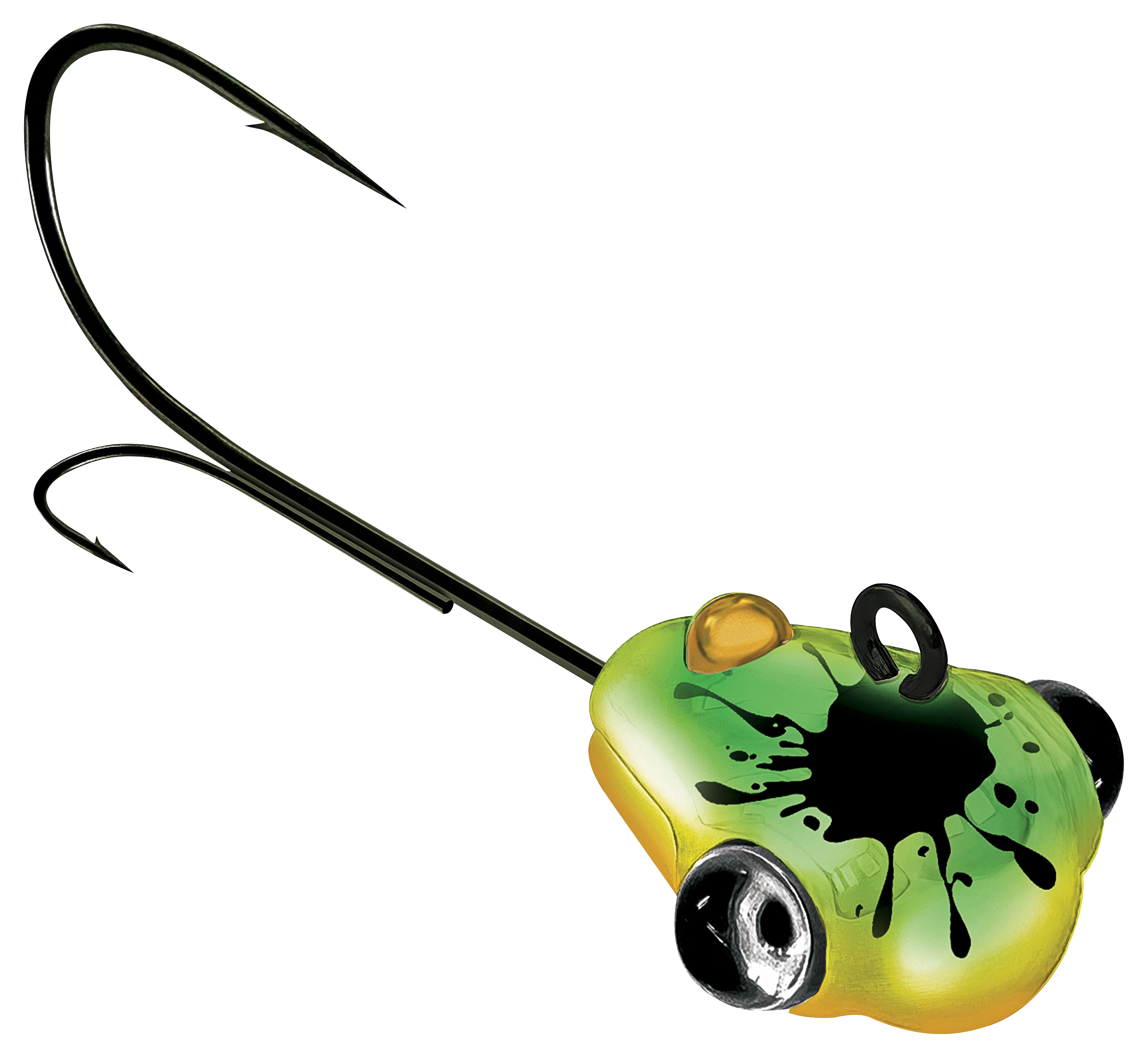 Image of "Acme Jack Knife Google Eye Dead Stick Jig - Fire Tiger - 1-3/4"", 1/4 oz."