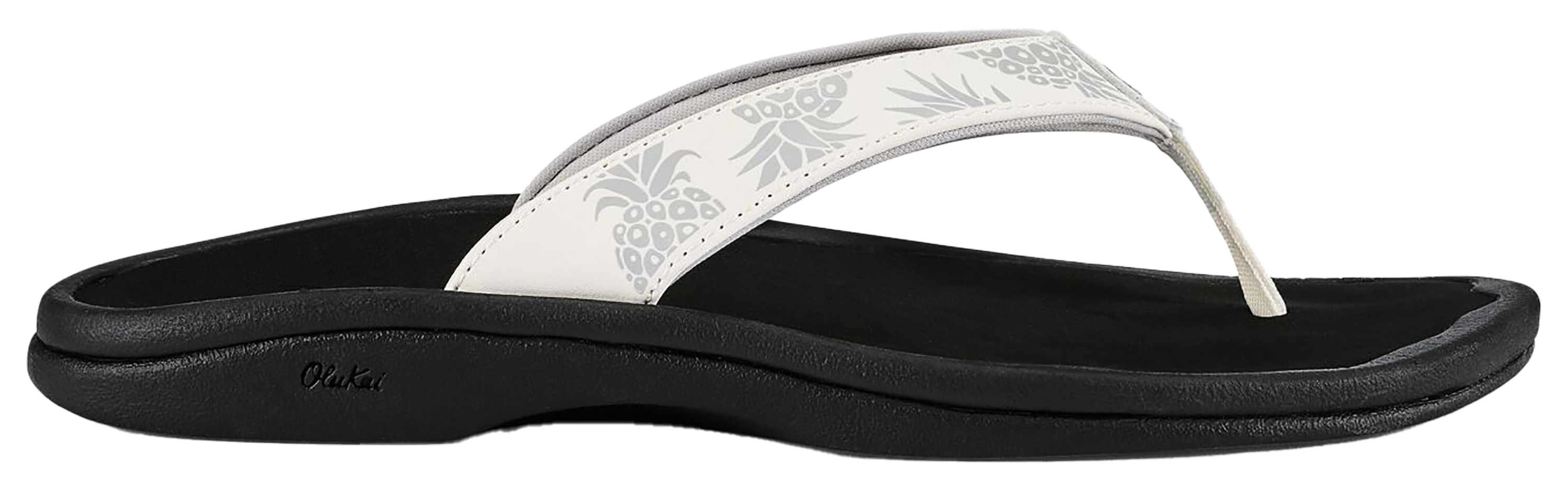 Image of OluKai Ohana Thong Sandals for Women - Bright White/Hua