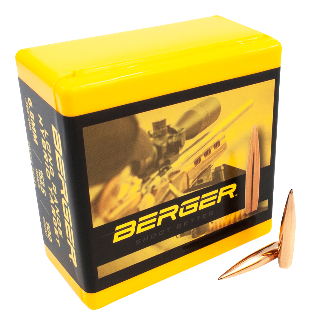 Berger LR Hybrid Target Bullets - 6.5mm - 153.5 Grain - 100 Rounds