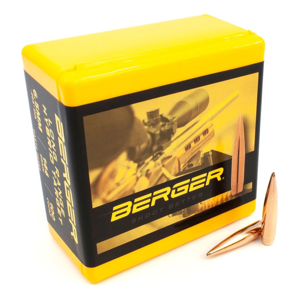 Image of Berger Match Hybrid Target Bullets - 144 Grain - .264 - 100 Rounds